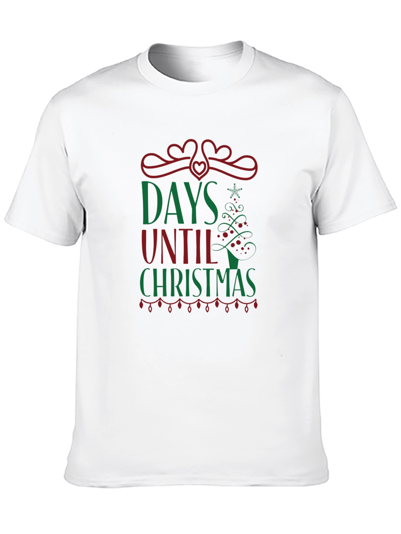 Days Until Christmas Holiday Tee