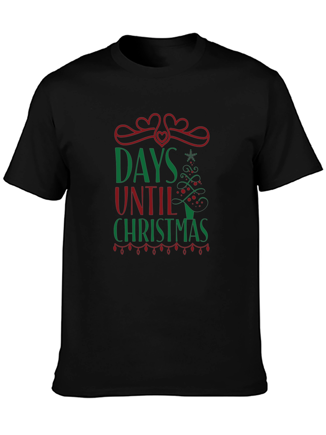 Days Until Christmas Holiday Tee