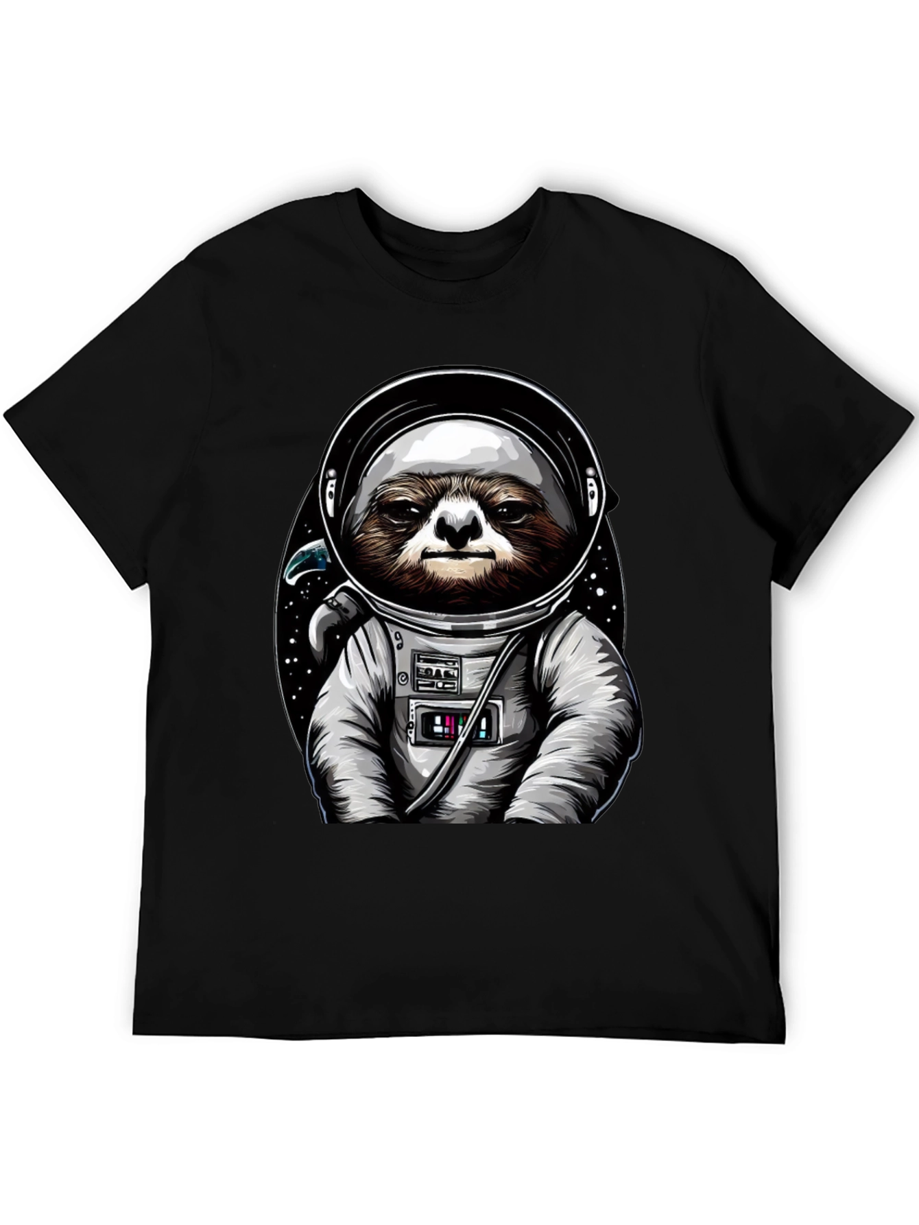 Sloth Astronaut Graphic Tee - Space Sloth T-Shirt