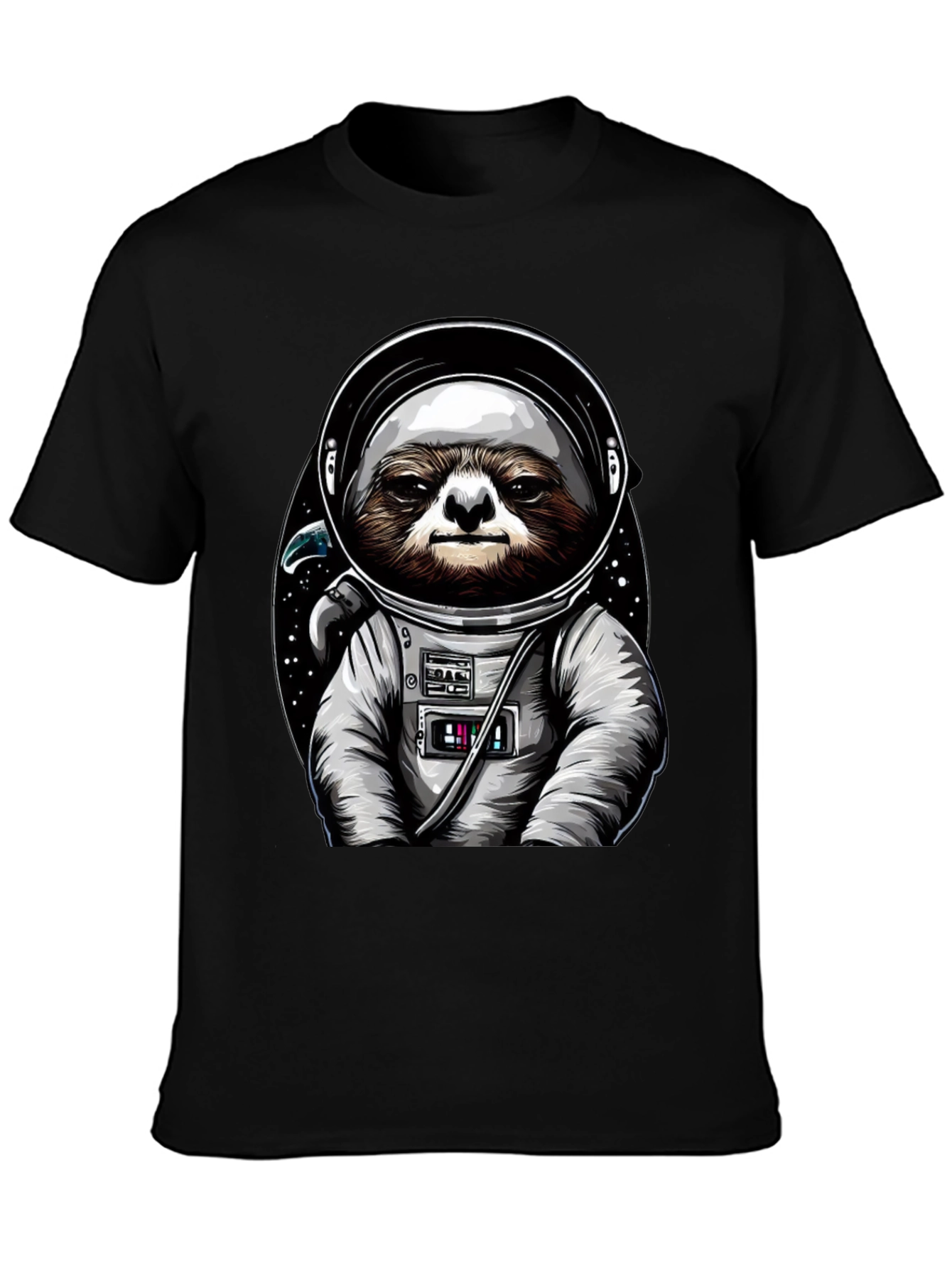 Sloth Astronaut Graphic Tee - Space Sloth T-Shirt