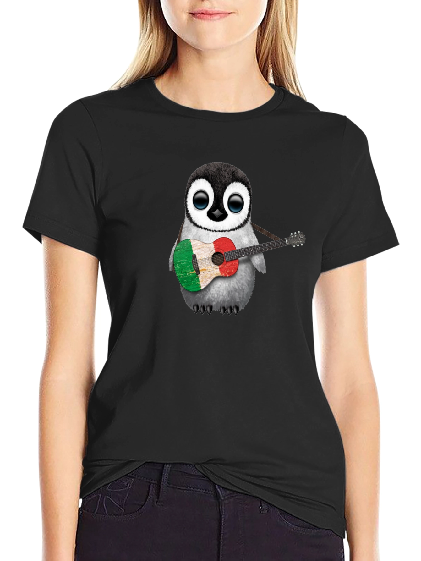 Penguin Guitarist T-Shirt