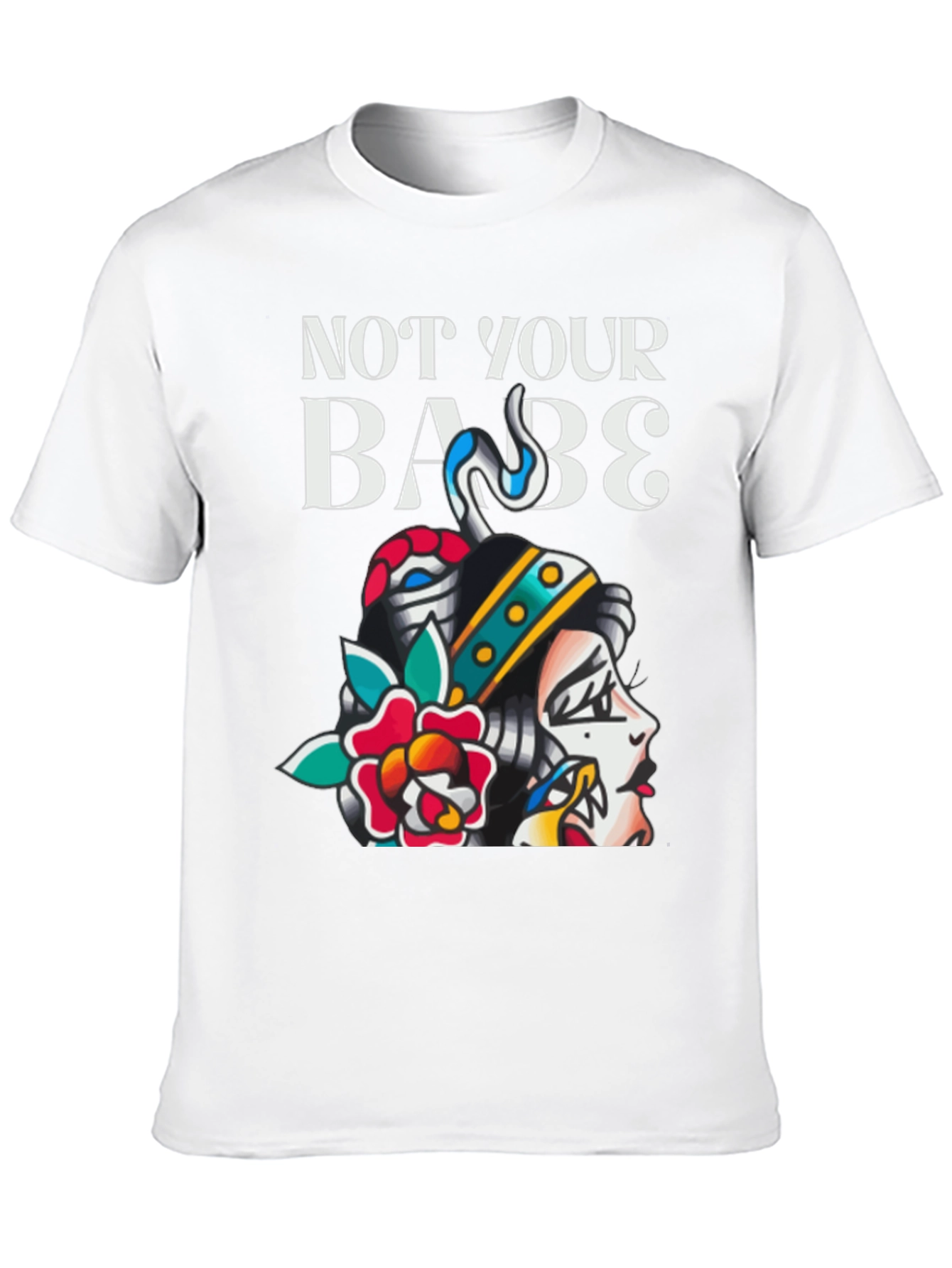 Not Your Babe Tattoo Graphic T-Shirt