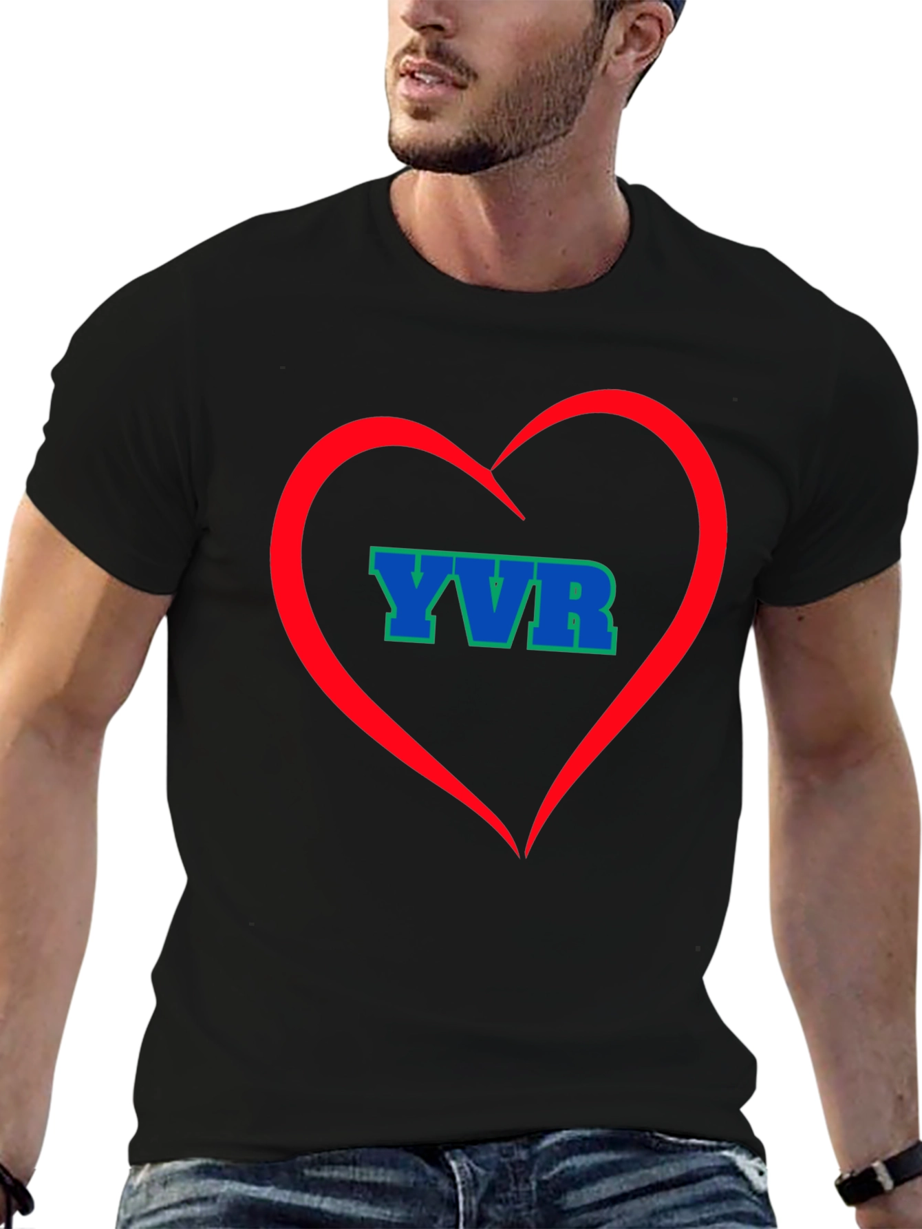 YVR Heart Tee - Vancouver Airport Souvenir