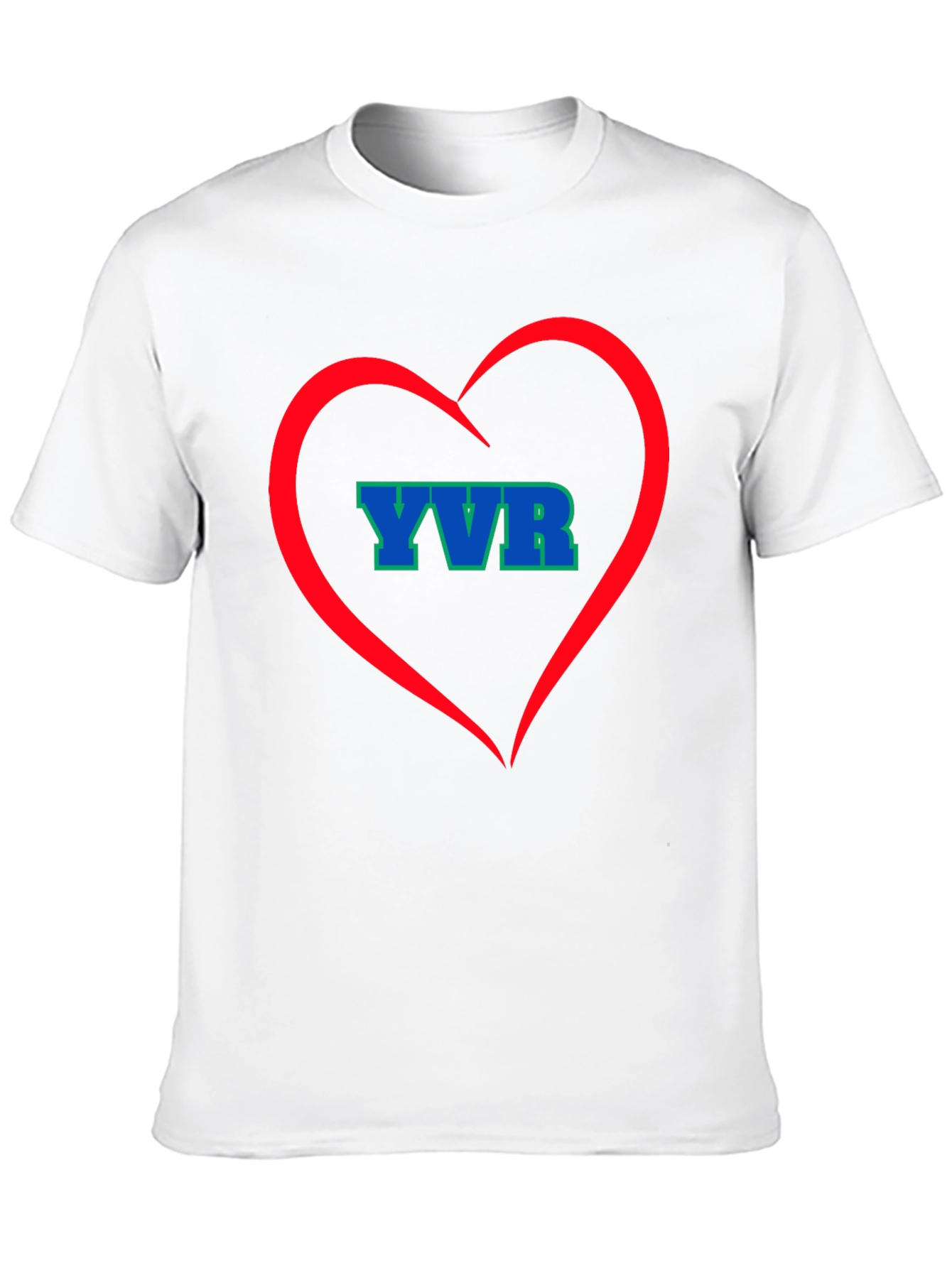 YVR Heart Tee - Vancouver Airport Souvenir