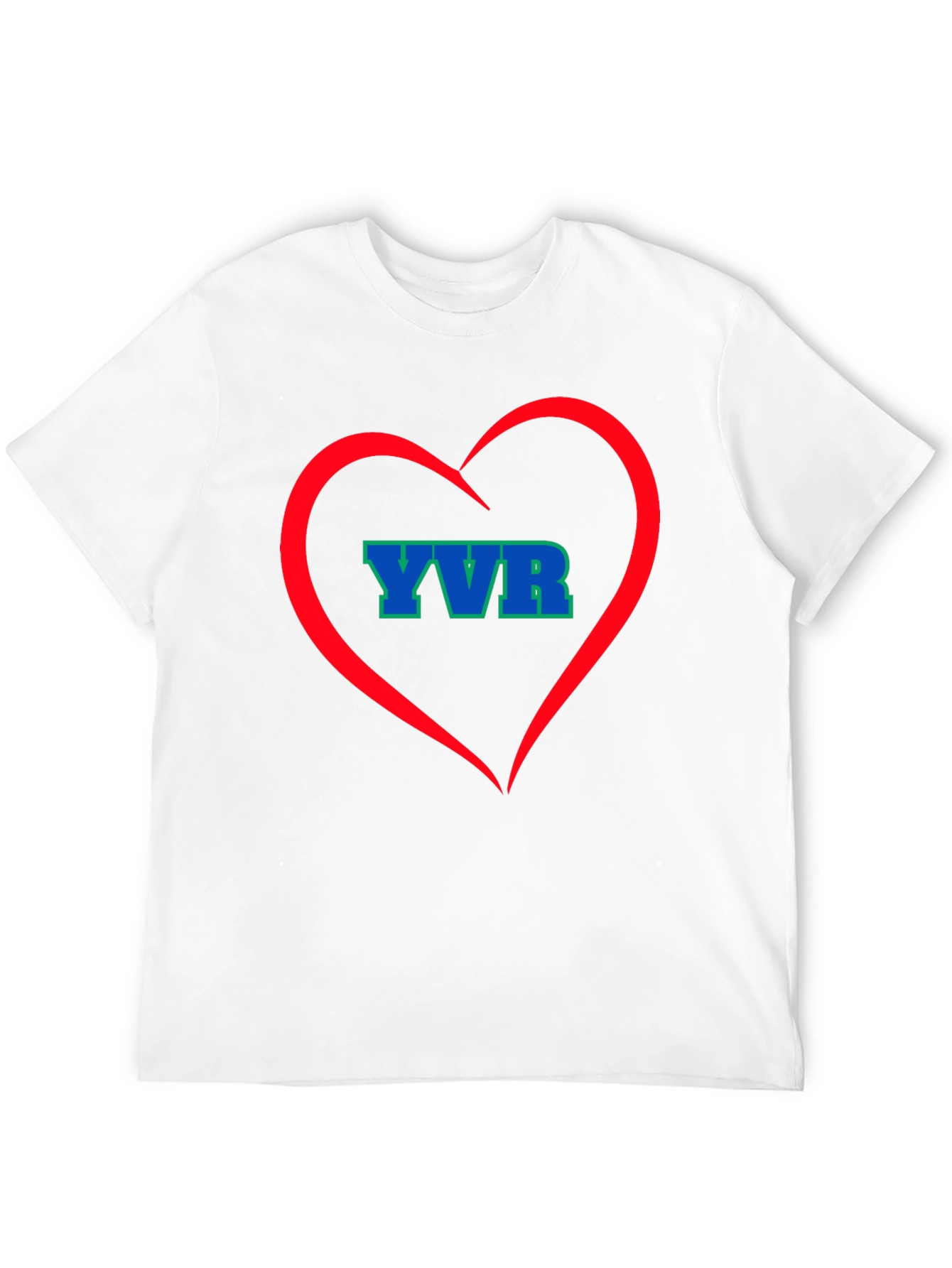 YVR Heart Tee - Vancouver Airport Souvenir