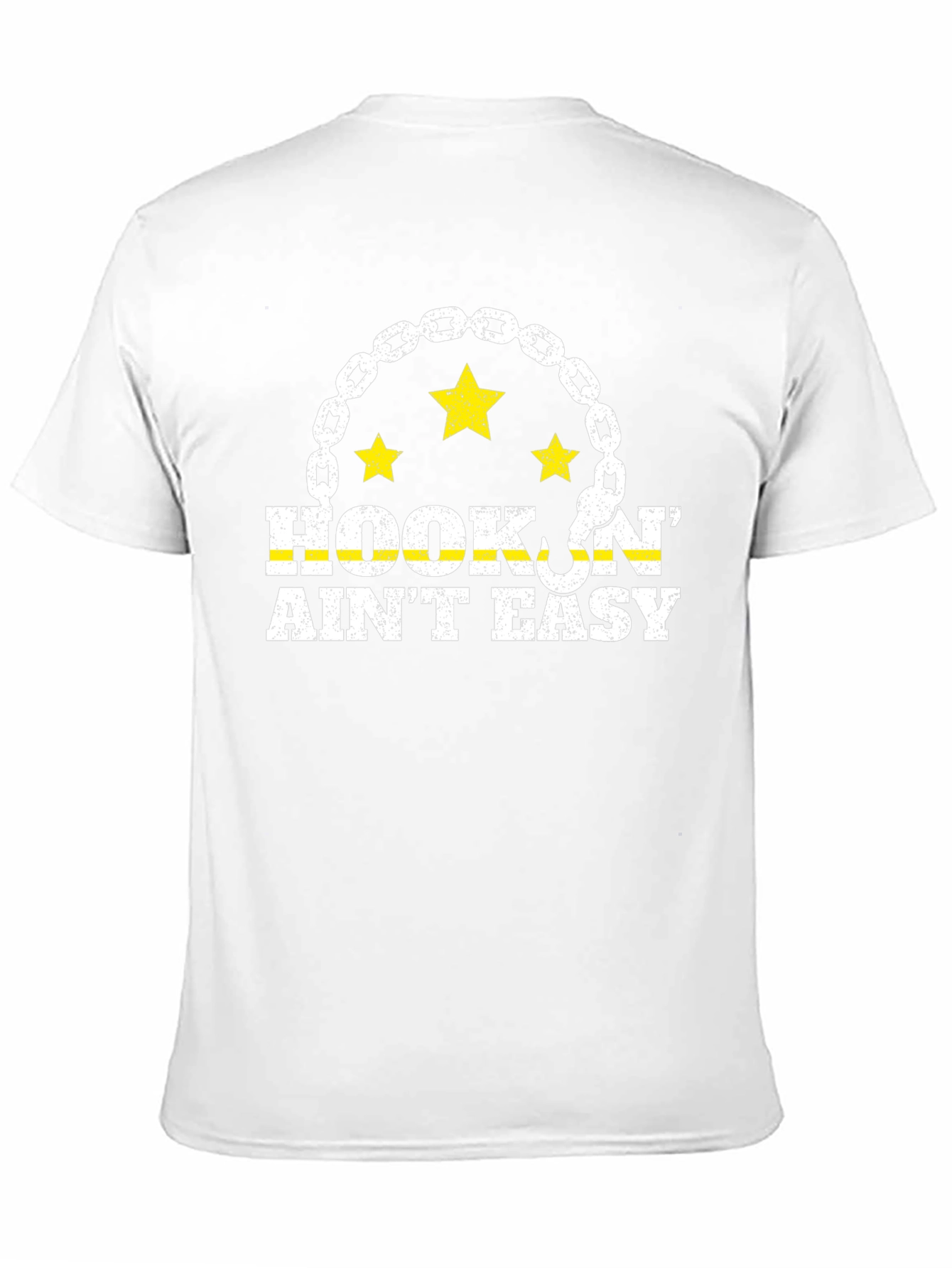 Hookin Aint Easy Black Graphic Tee