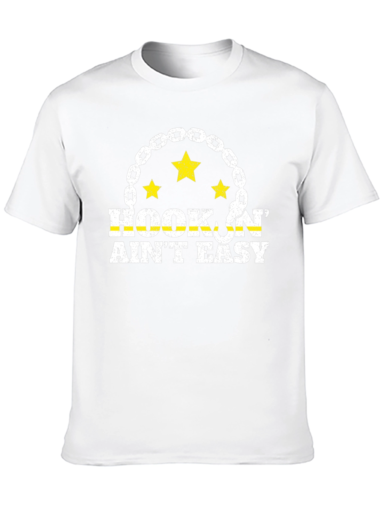 Hookin Aint Easy Black Graphic Tee