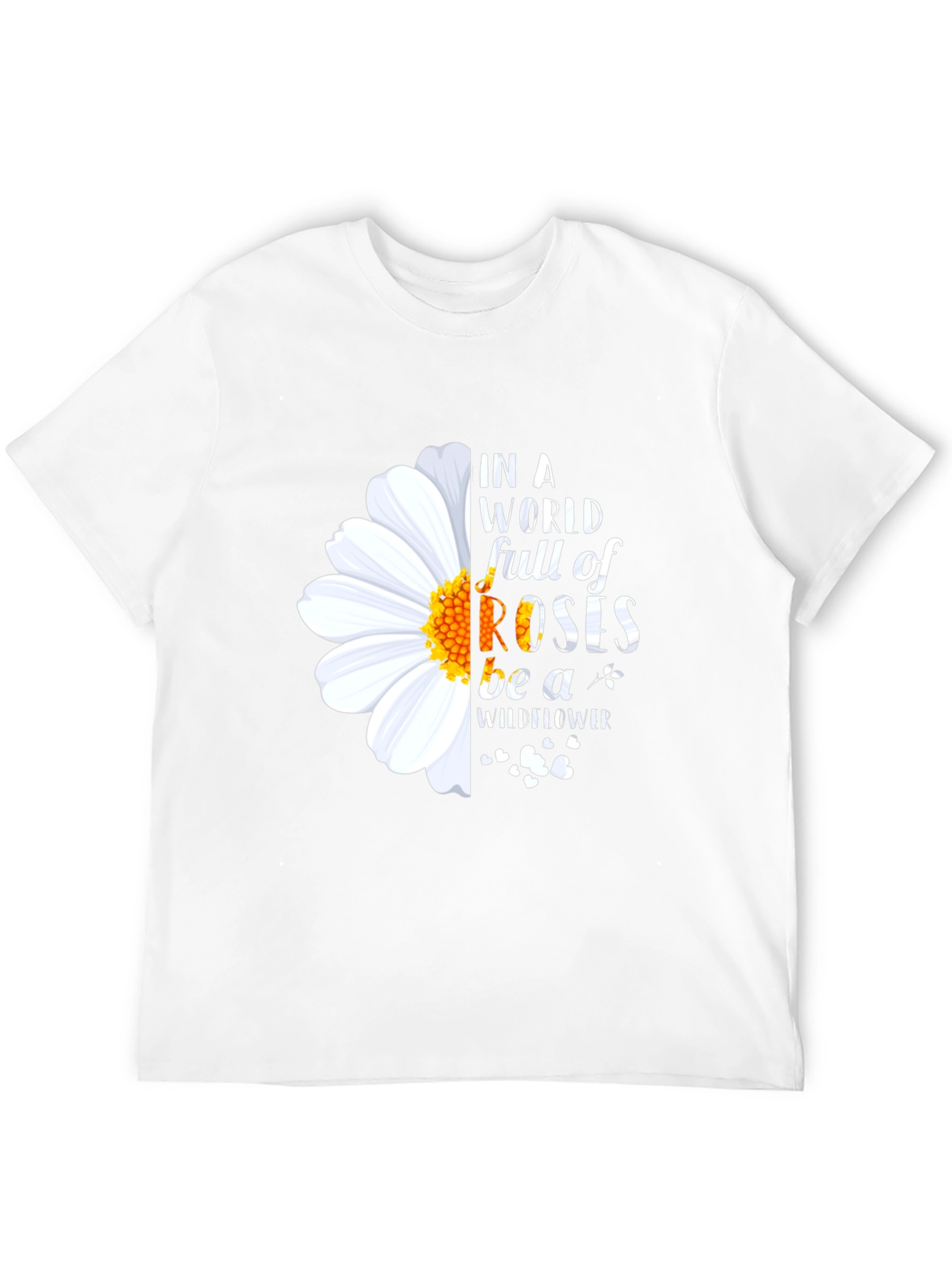 Wildflower Graphic Print Black T-Shirt