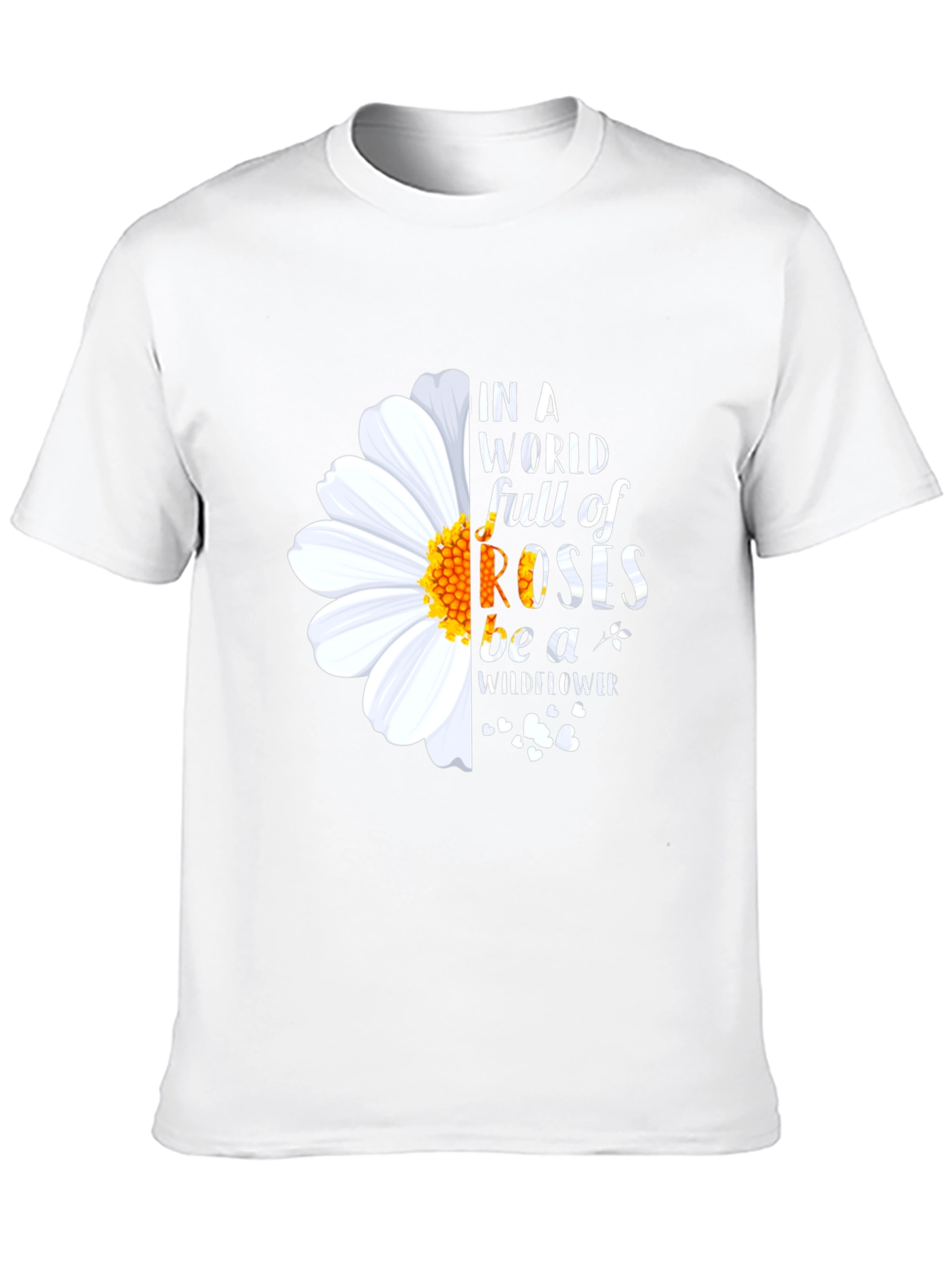 Wildflower Graphic Print Black T-Shirt