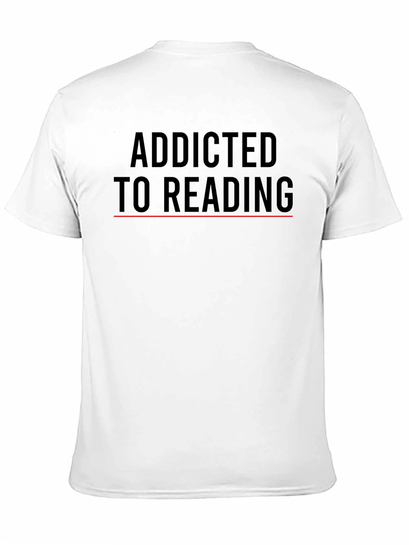 Addicted to Reading Black T-Shirt