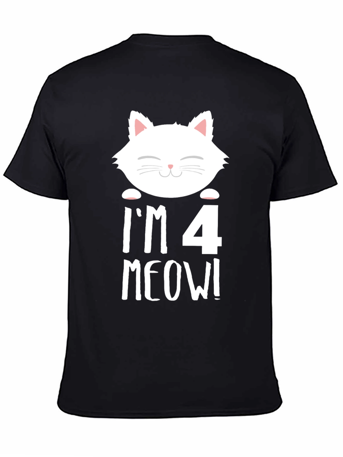 Im 4 Meow! Cat 4th Birthday T-Shirt