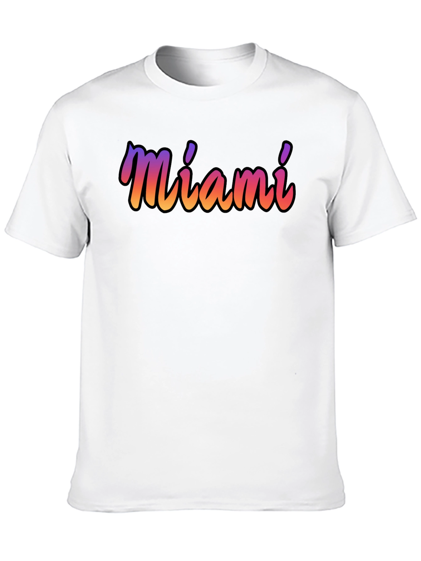 Miami Gradient T-Shirt - Soft Cotton Blend