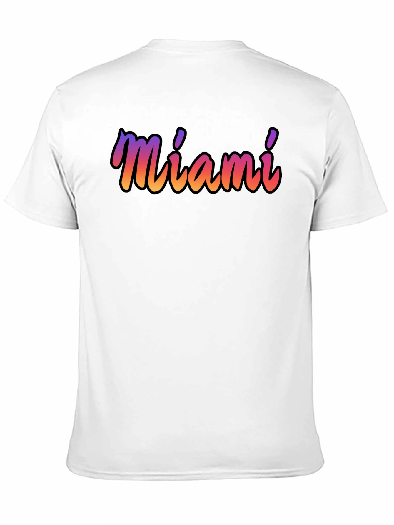 Miami Gradient T-Shirt - Soft Cotton Blend