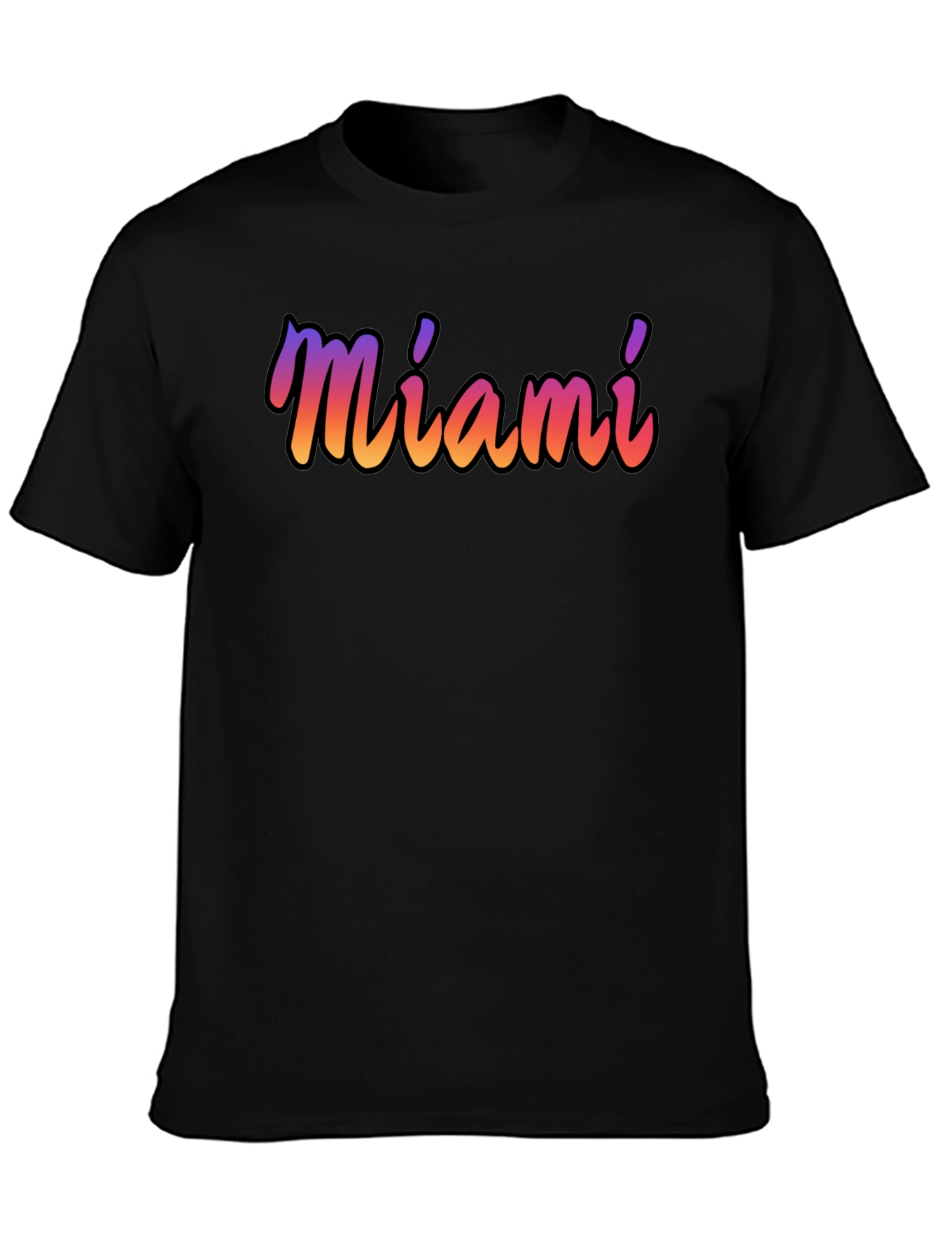 Miami Gradient T-Shirt - Soft Cotton Blend