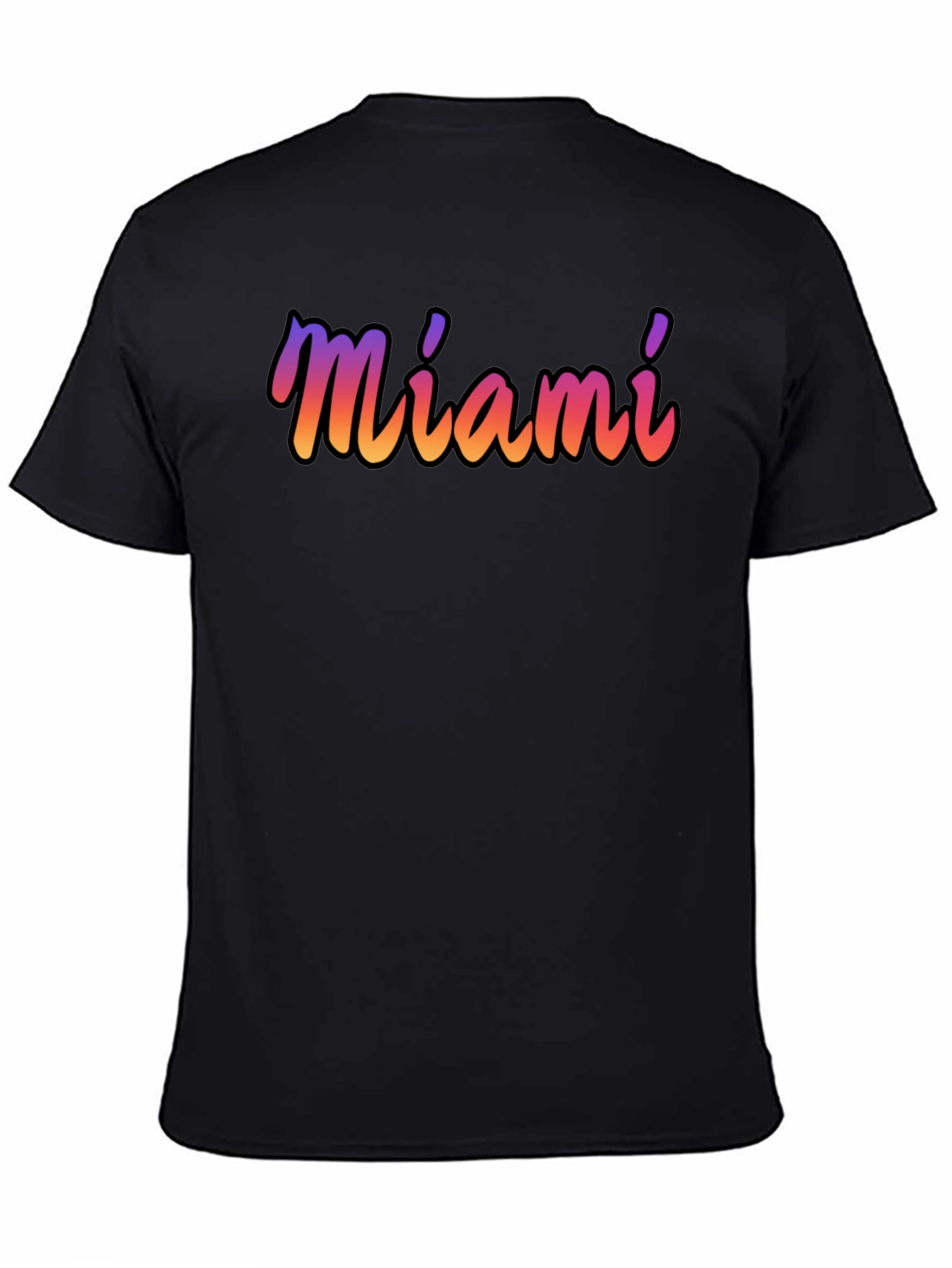 Miami Gradient T-Shirt - Soft Cotton Blend
