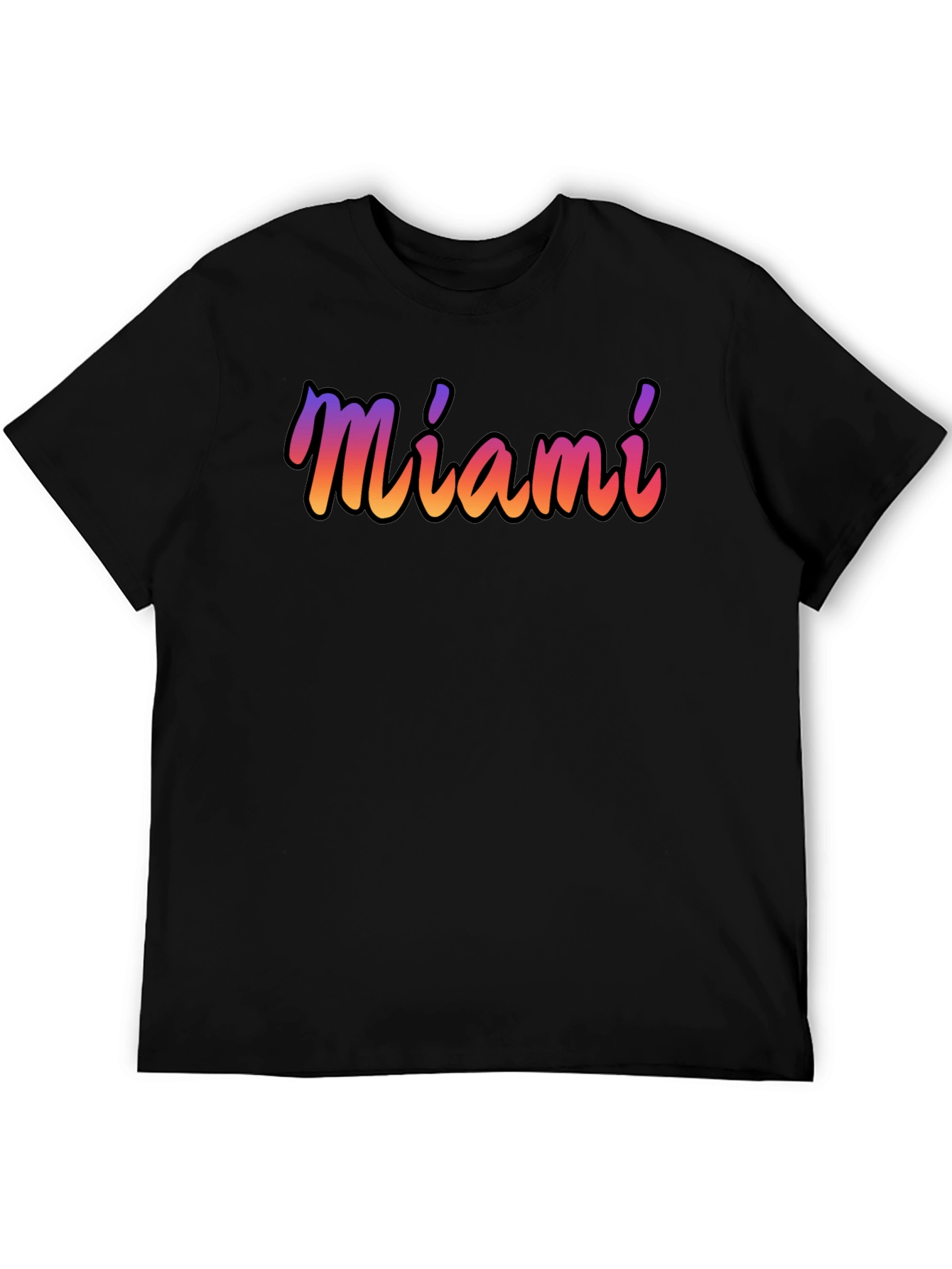 Miami Gradient T-Shirt - Soft Cotton Blend