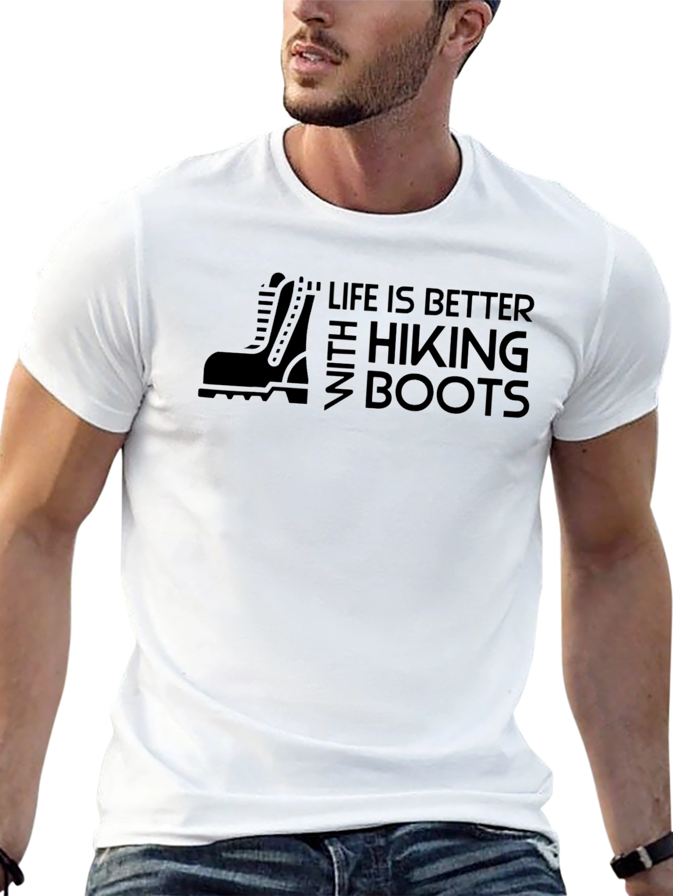Hiking Boots Graphic Tee - Life Is Better