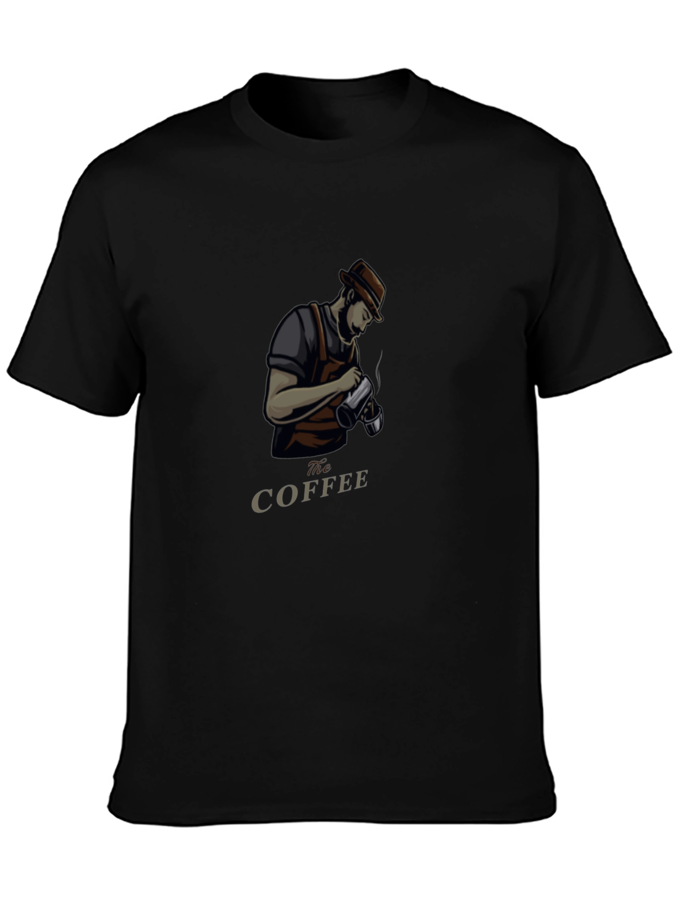 Stylish Barista Graphic Tee - The Coffee Artist