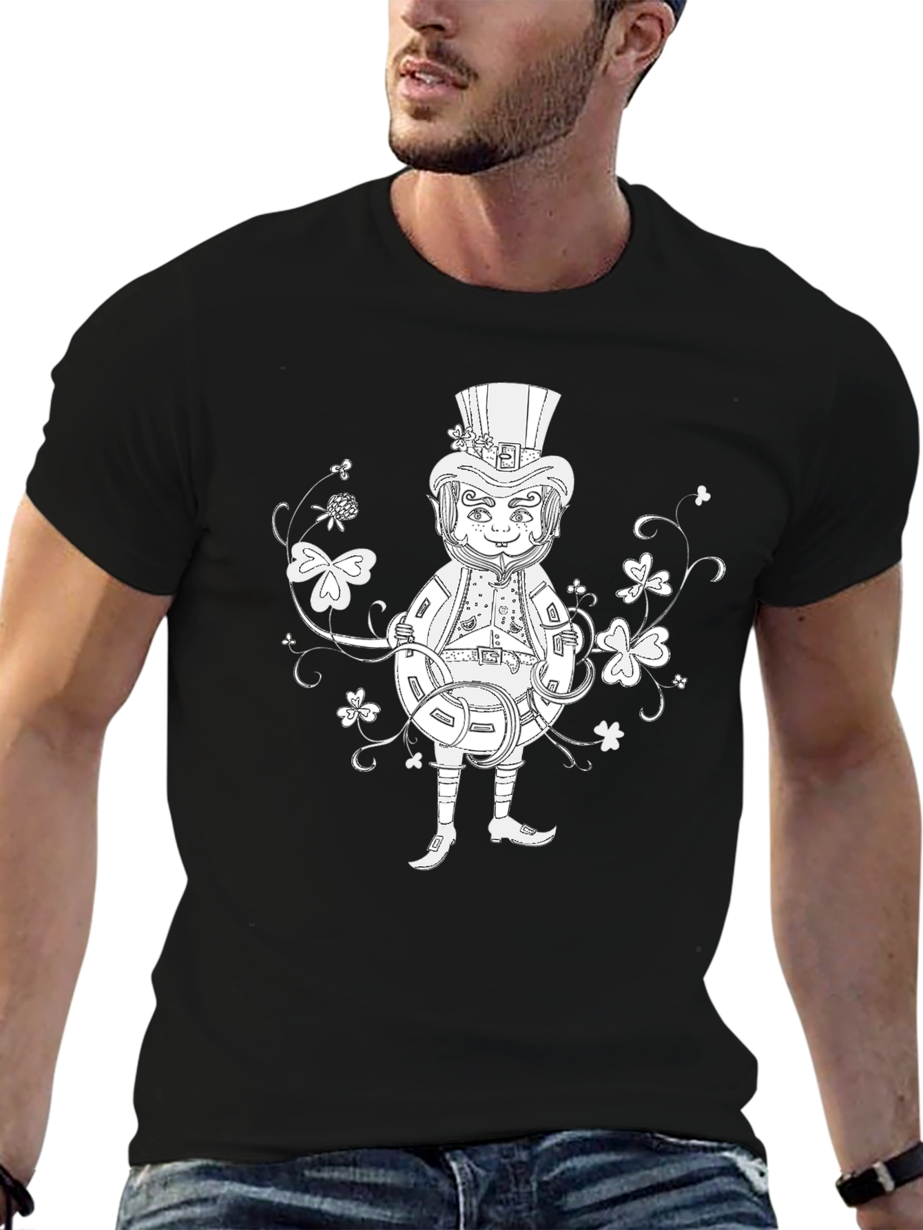 Leprechaun Graphic T-Shirt - St. Patricks Day
