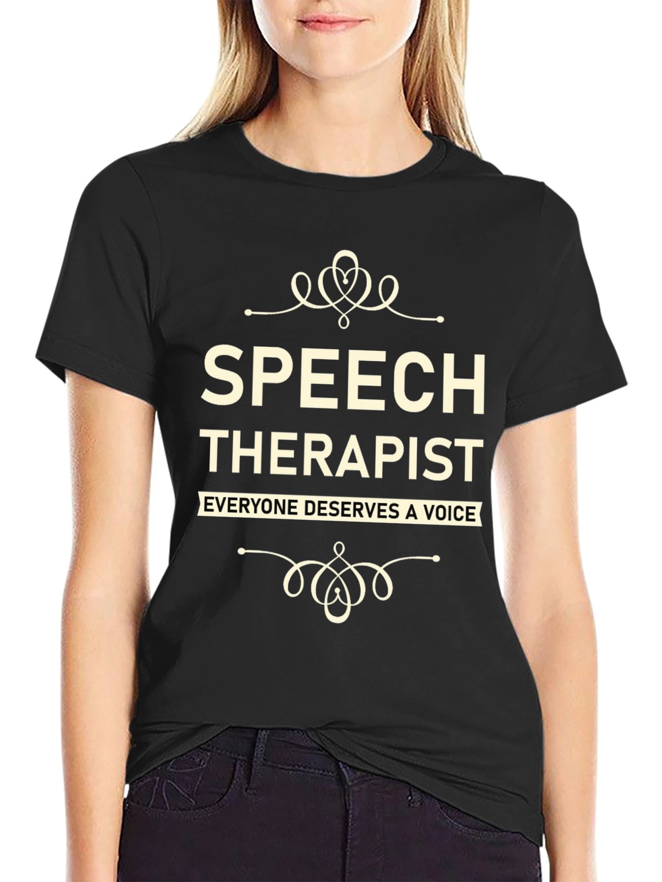 Speech Therapist T-Shirt - Everyone Deserves a Voice