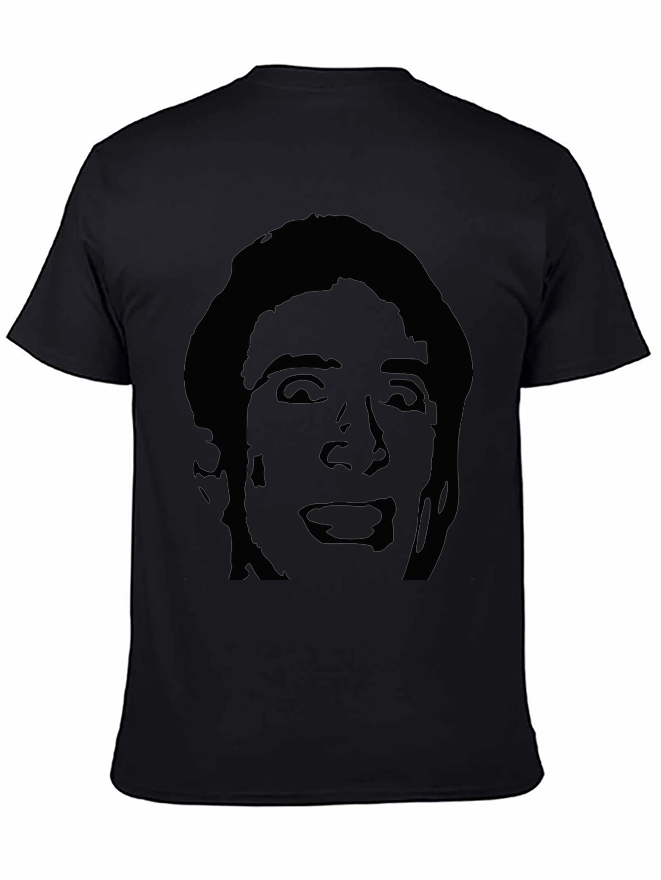 Nicolas Cage Silhouette T-Shirt - Black Graphic Tee