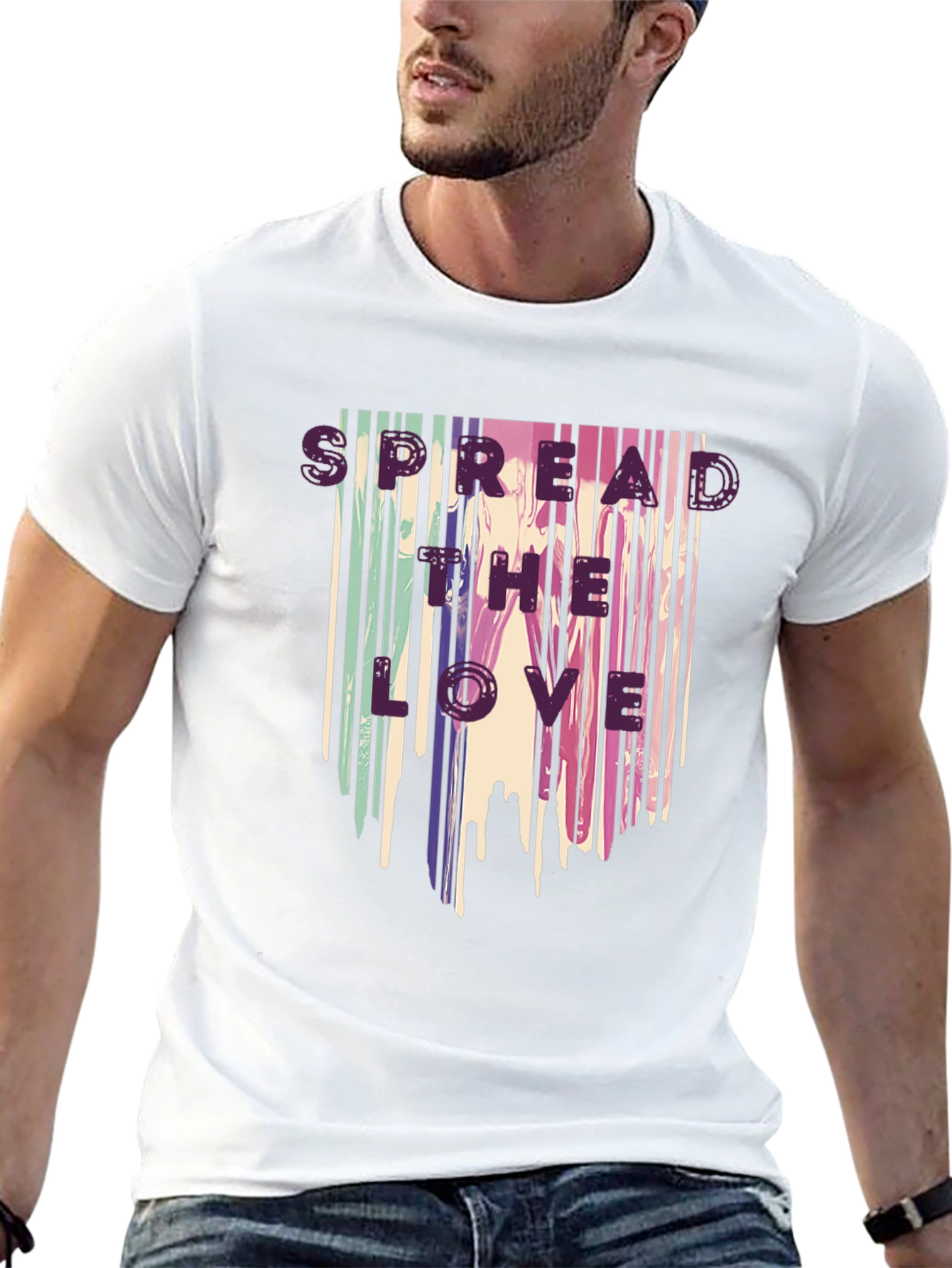 Spread the Love T-Shirt - Unique Barcode Design