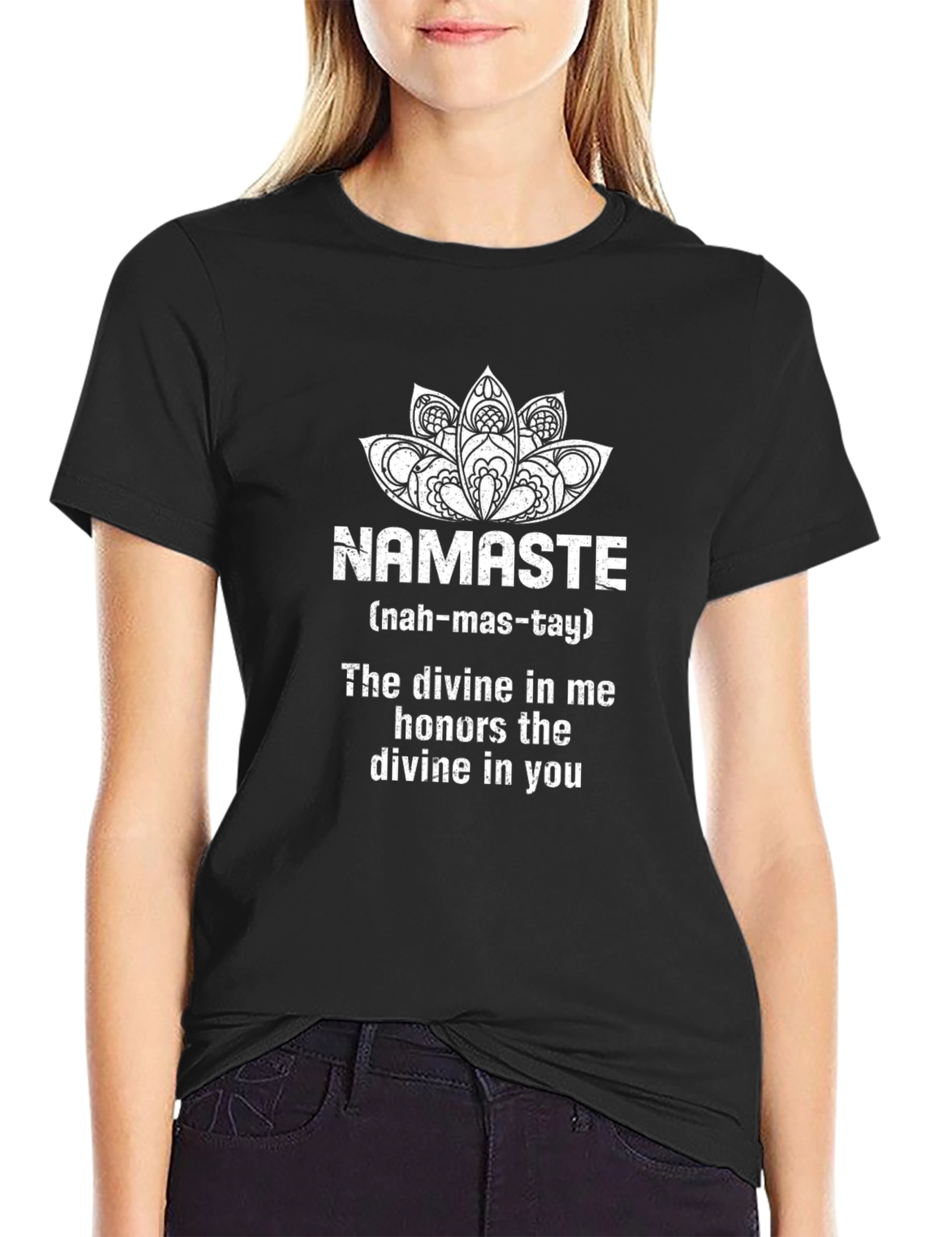 Namaste Graphic T-Shirt - Divine Connection Apparel