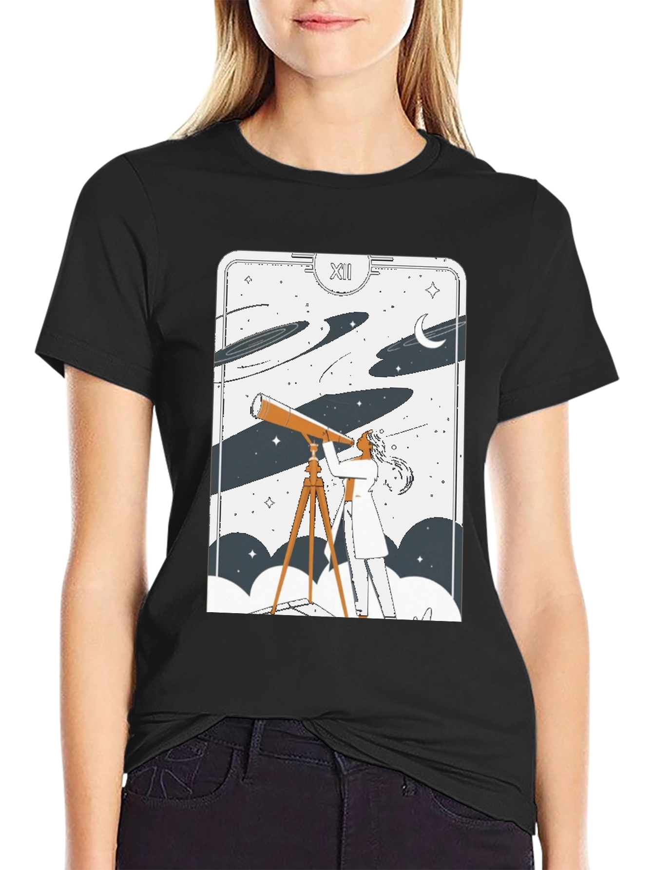 Cosmic Tarot Card T-Shirt