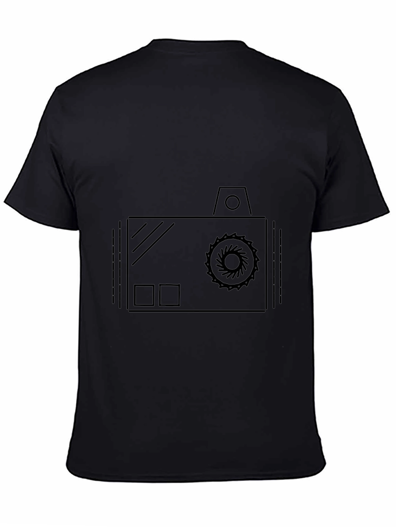 Camera Graphic Tee - Classic Style