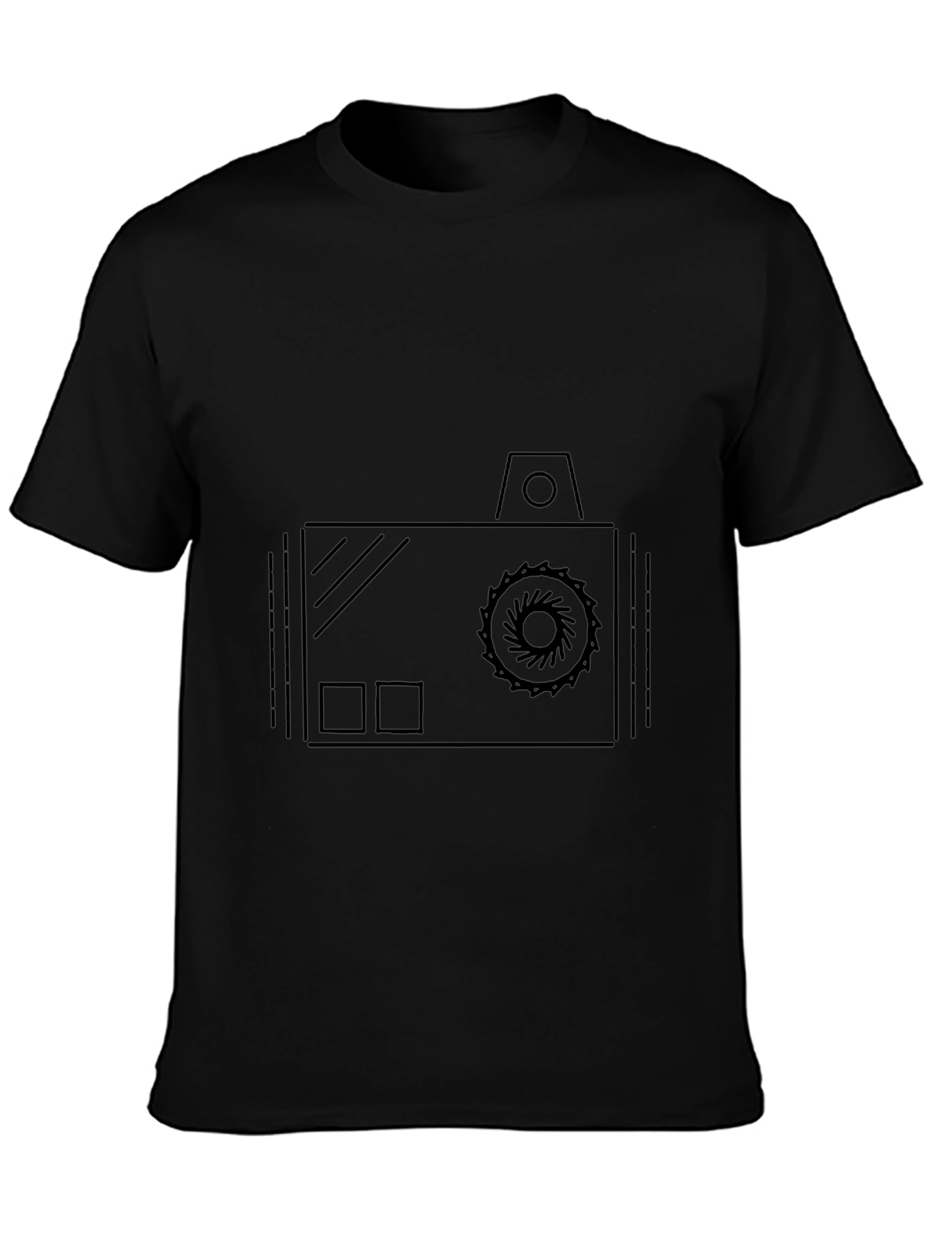 Camera Graphic Tee - Classic Style
