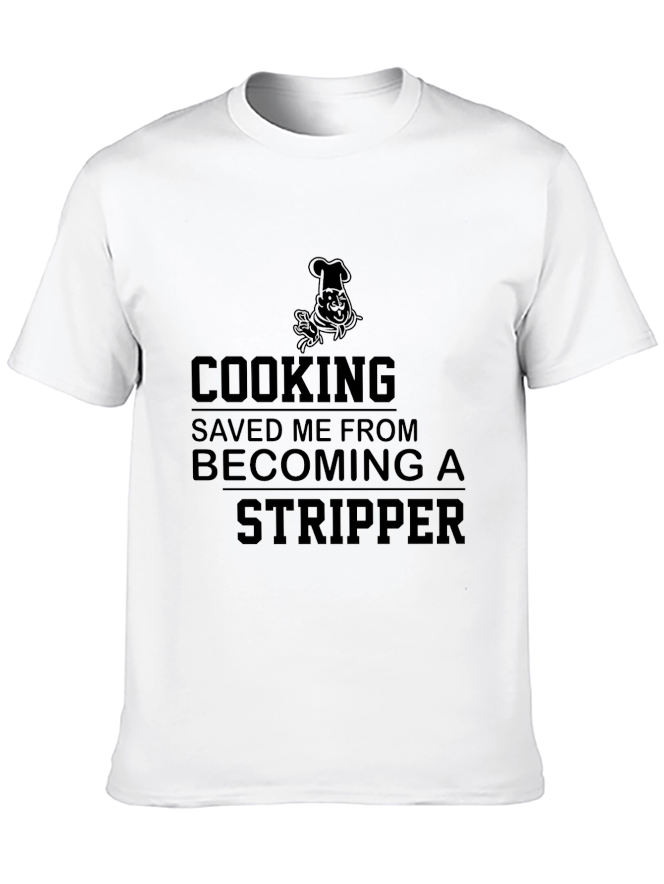 Cooking Saved Me T-Shirt Funny Chef Gift