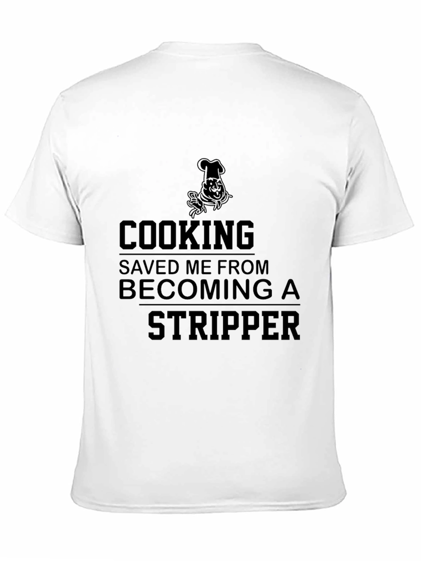 Cooking Saved Me T-Shirt Funny Chef Gift