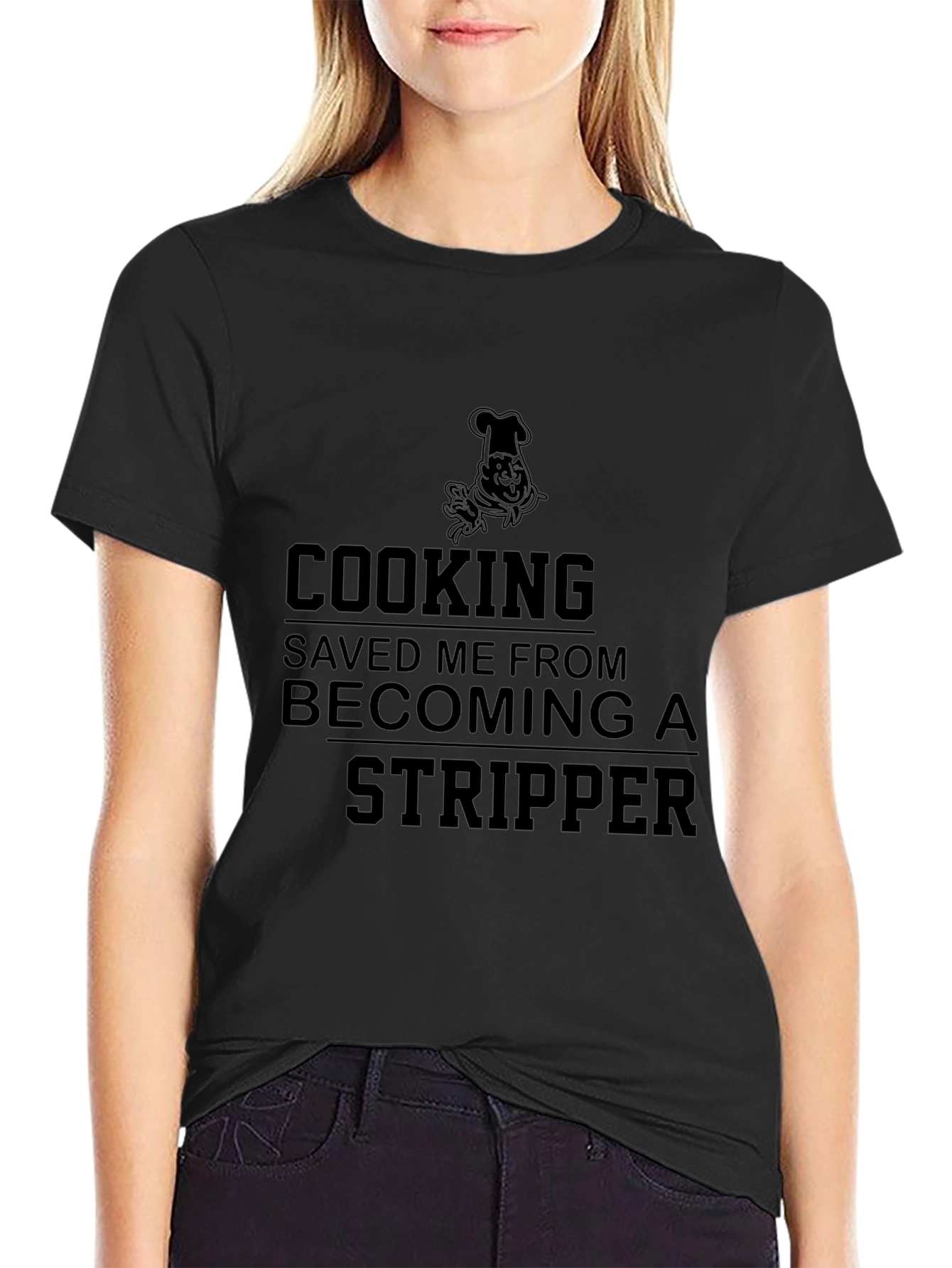 Cooking Saved Me T-Shirt Funny Chef Gift