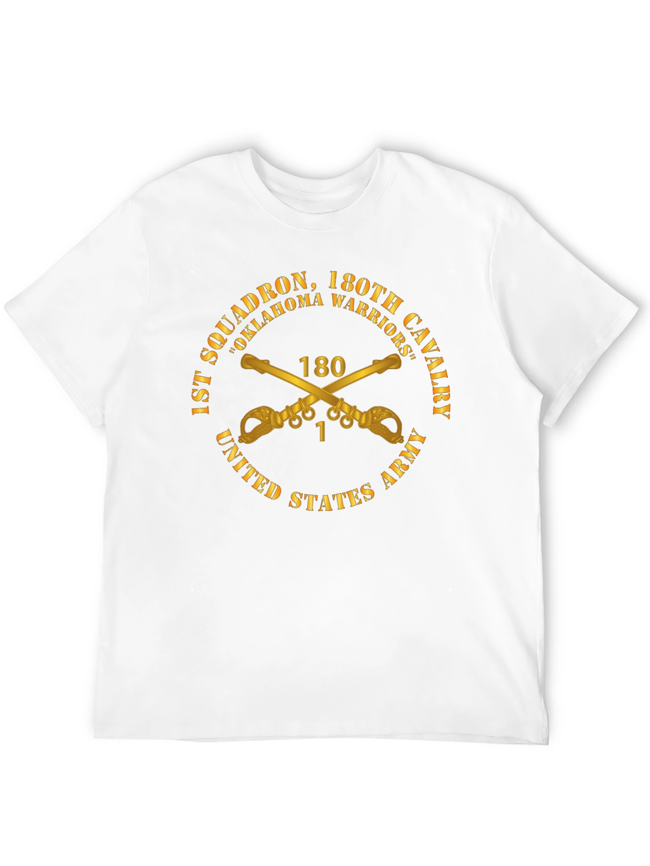 180th Cavalry Oklahoma Warriors T-Shirt