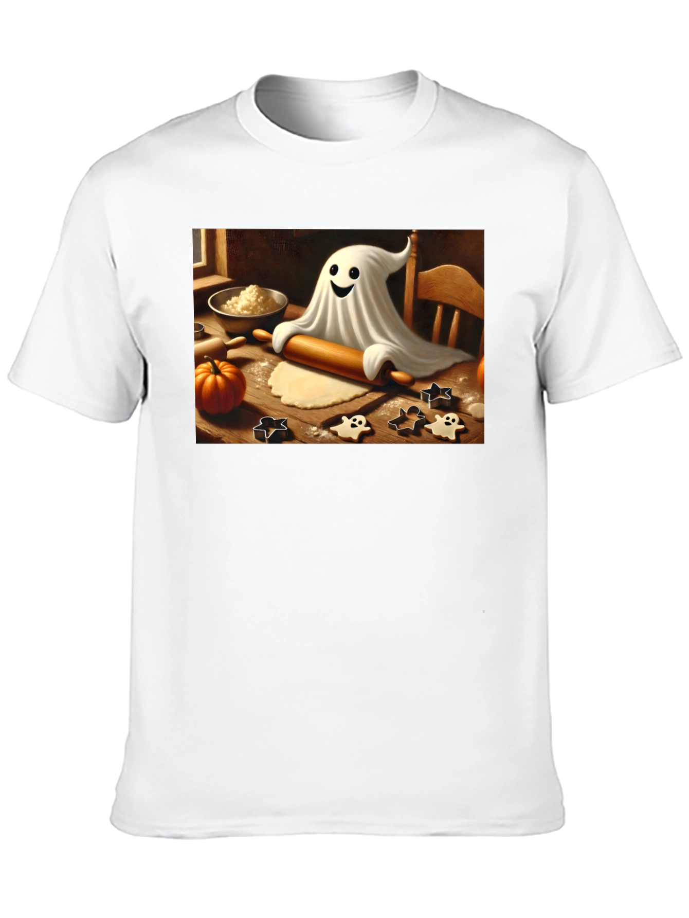 Halloween Ghost Baker T-Shirt