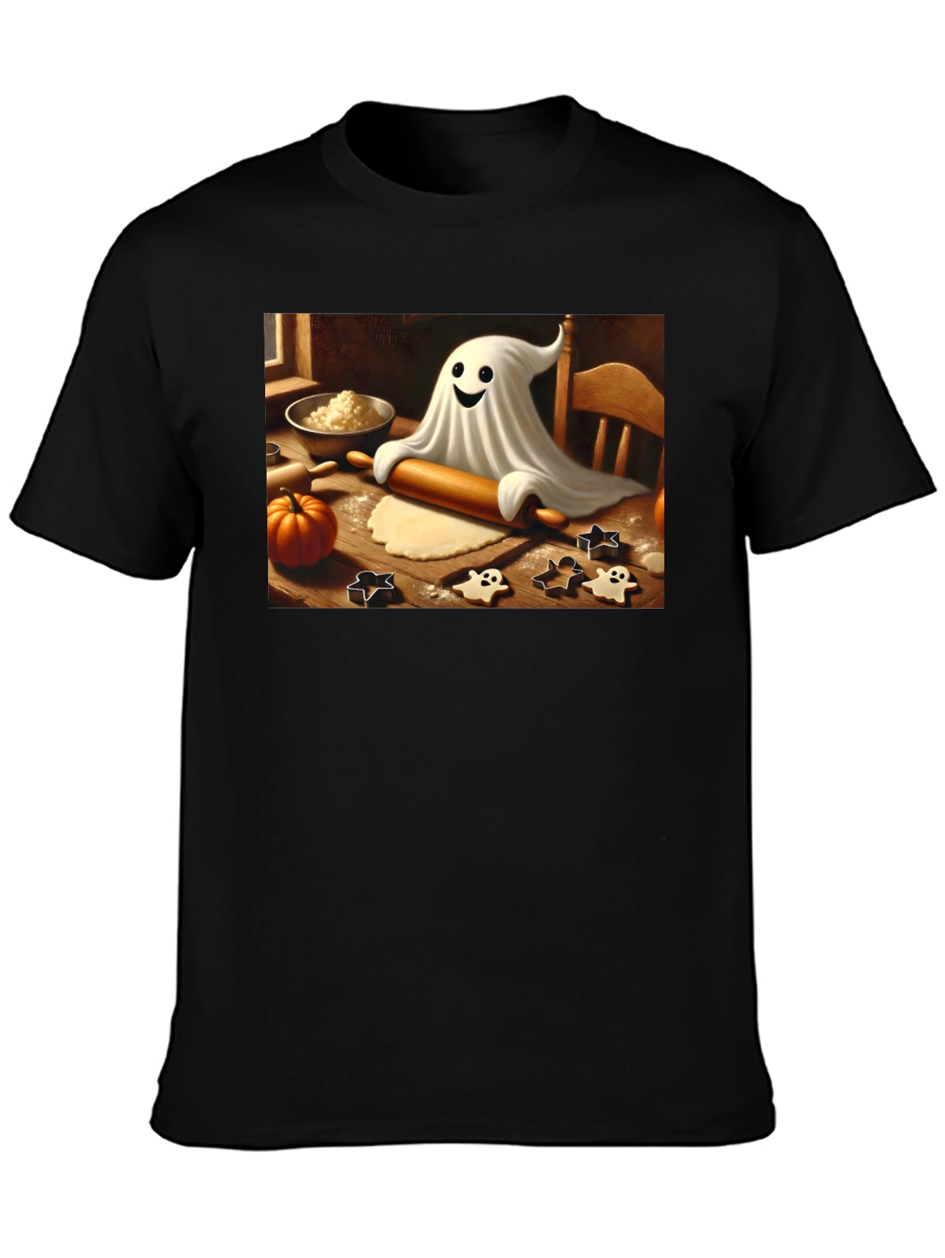 Halloween Ghost Baker T-Shirt