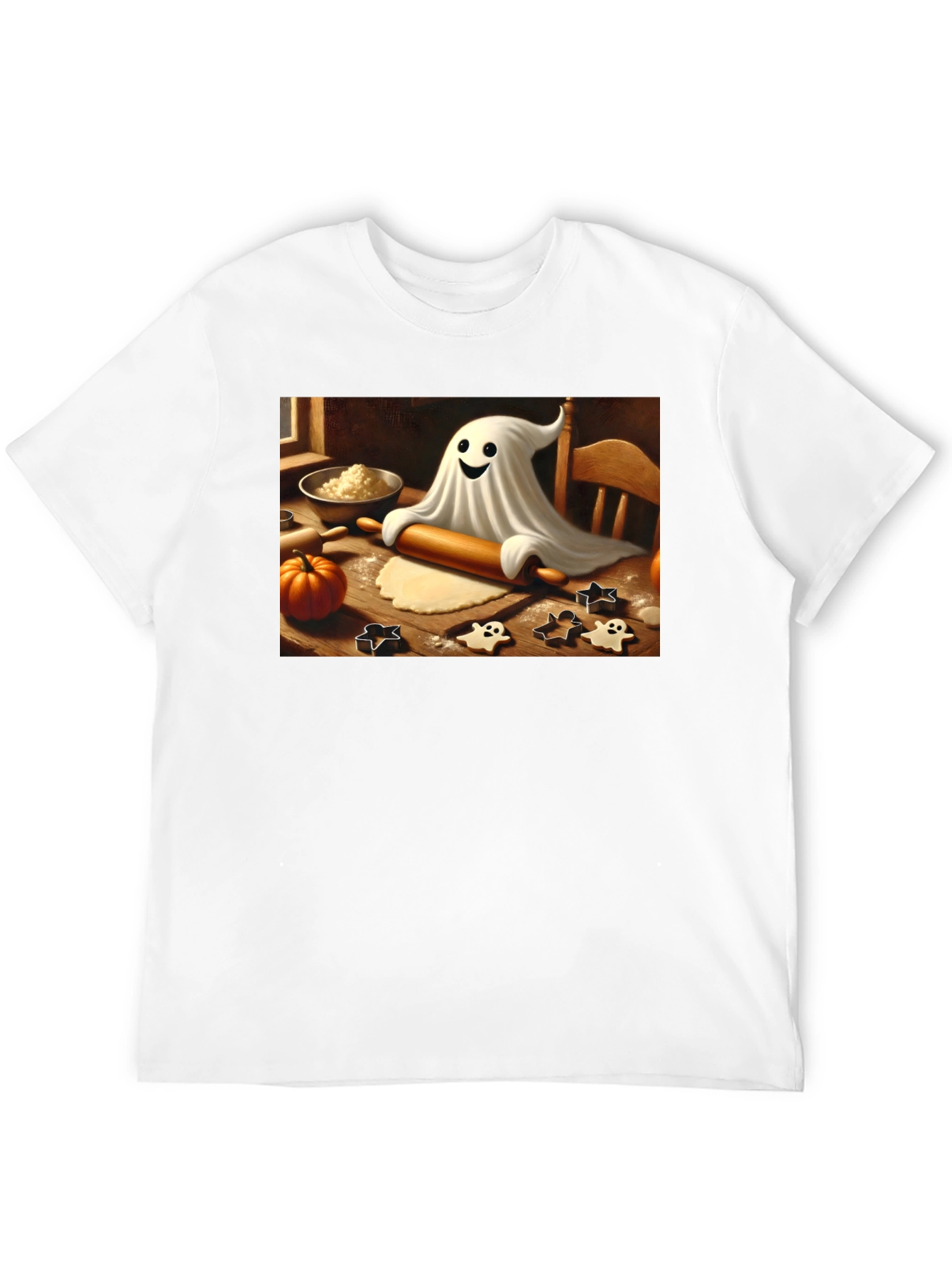 Halloween Ghost Baker T-Shirt