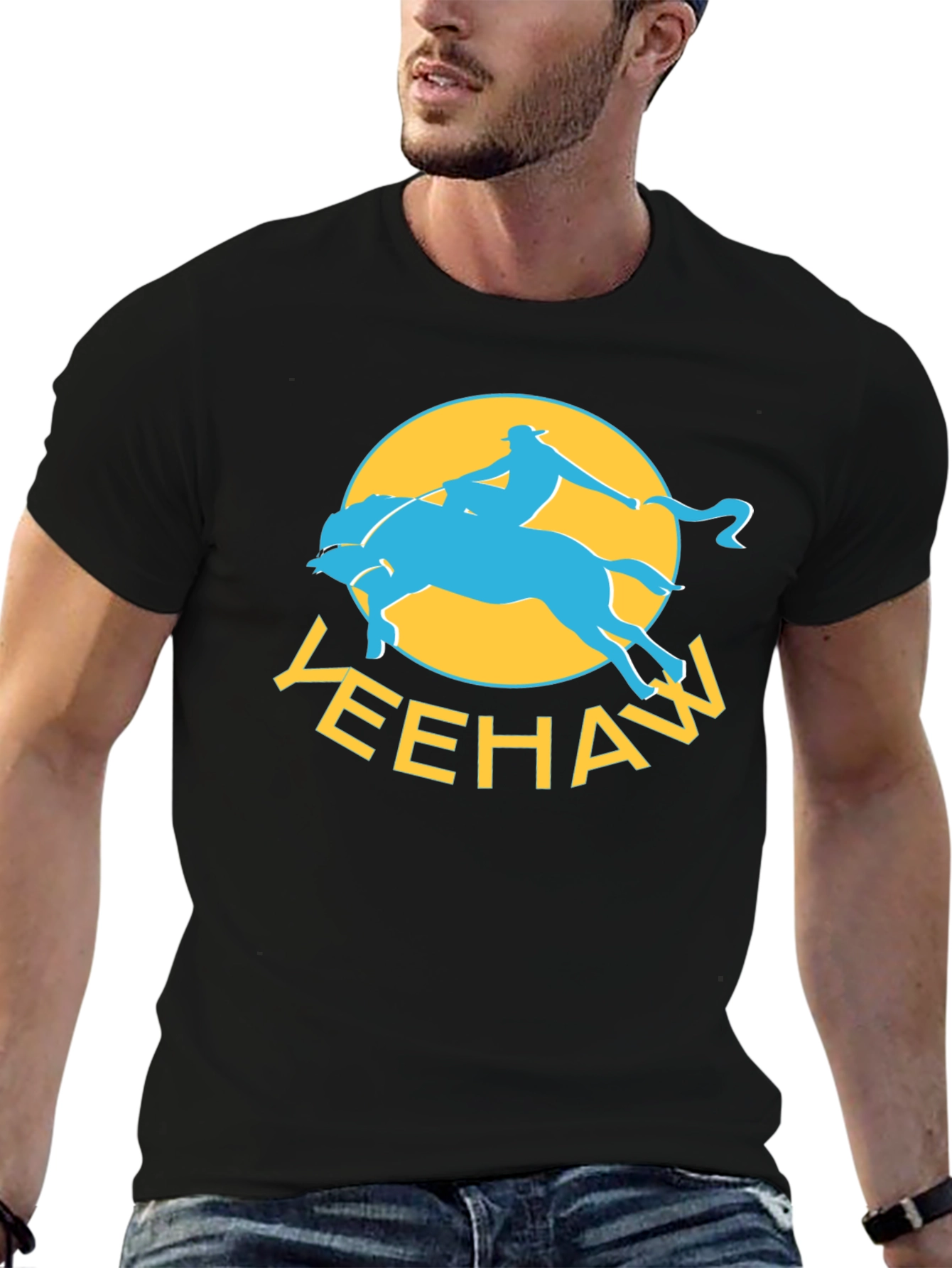 Yeehaw Cowboy Graphic T-Shirt