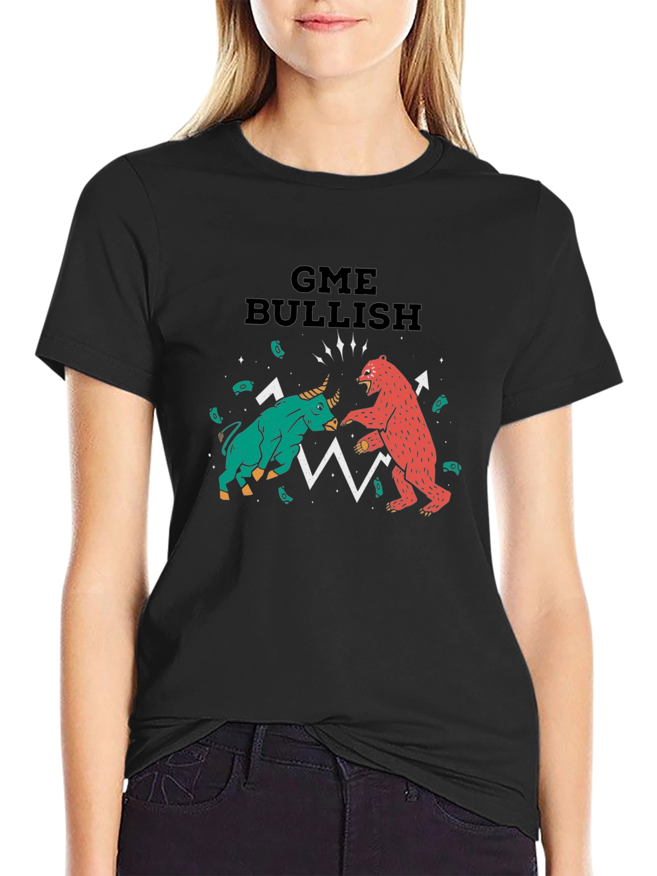 GME Bullish T-Shirt: Stock Market Battle Tee