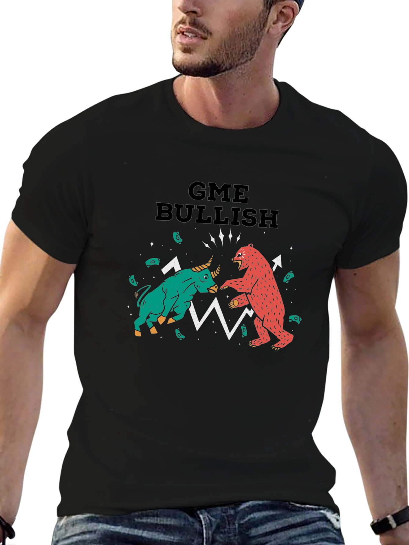 GME Bullish T-Shirt: Stock Market Battle Tee