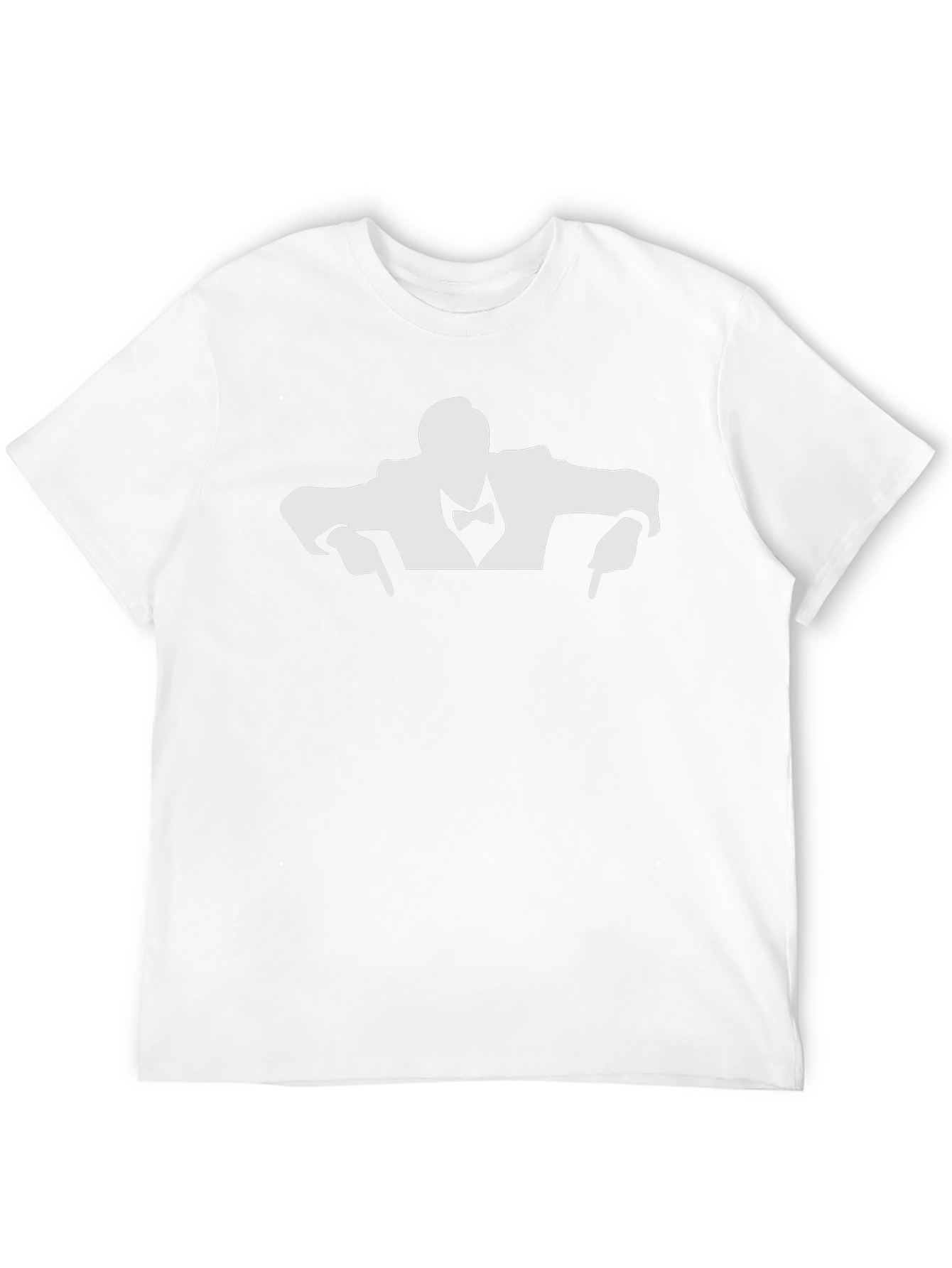 Suave Tuxedo Silhouette Black T-Shirt