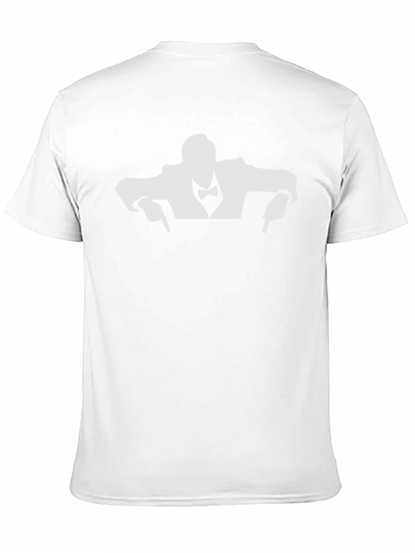 Suave Tuxedo Silhouette Black T-Shirt
