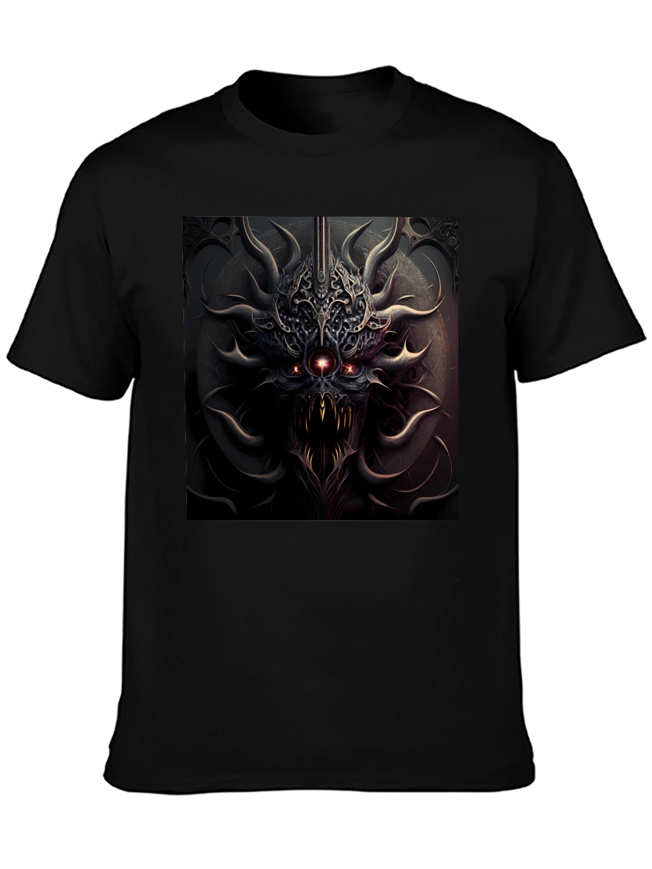 Dark Fantasy Graphic Tee - Mens Black T-Shirt