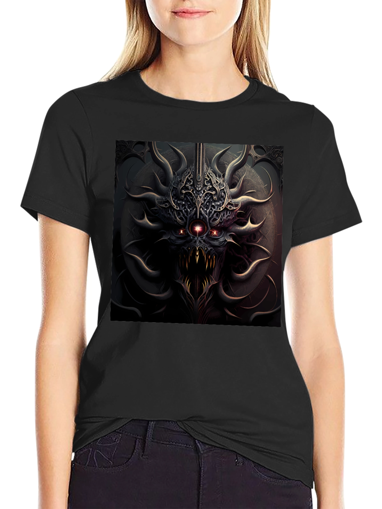 Dark Fantasy Graphic Tee - Mens Black T-Shirt