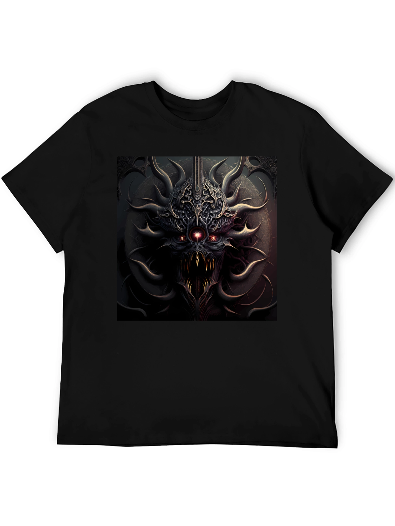Dark Fantasy Graphic Tee - Mens Black T-Shirt