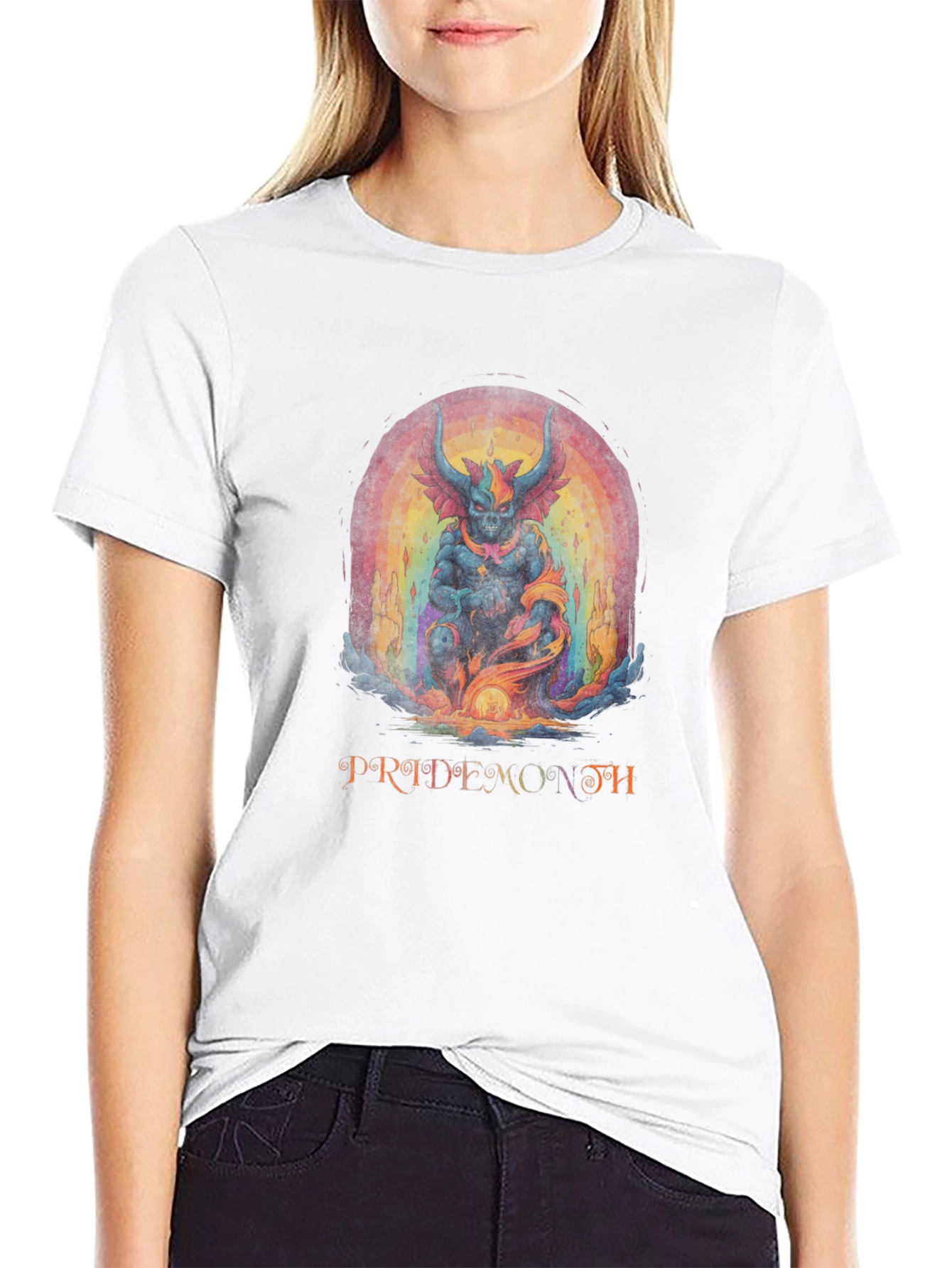 Pride Demon Graphic T-Shirt - Unleash Your Inner Rebel