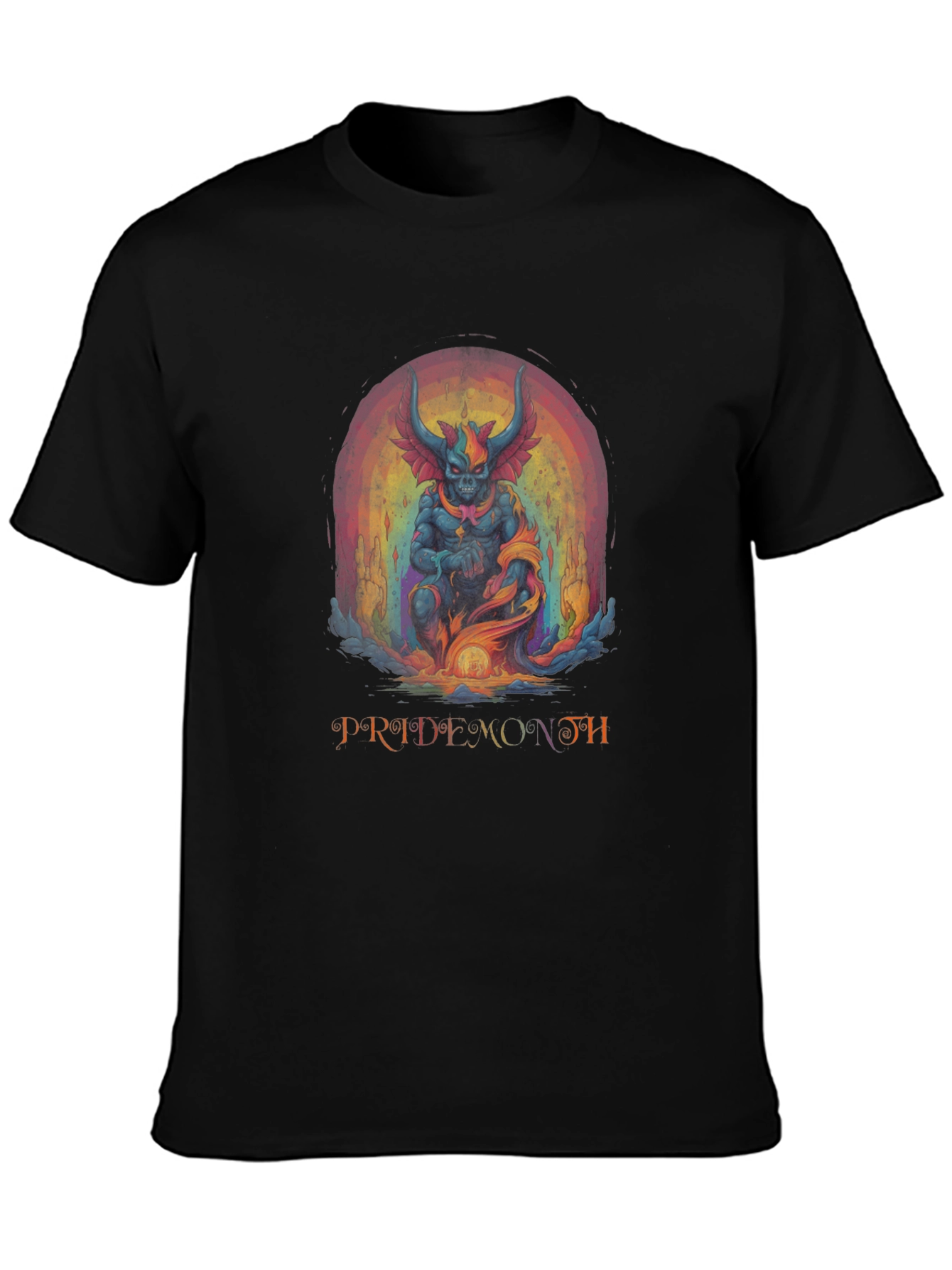 Pride Demon Graphic T-Shirt - Unleash Your Inner Rebel