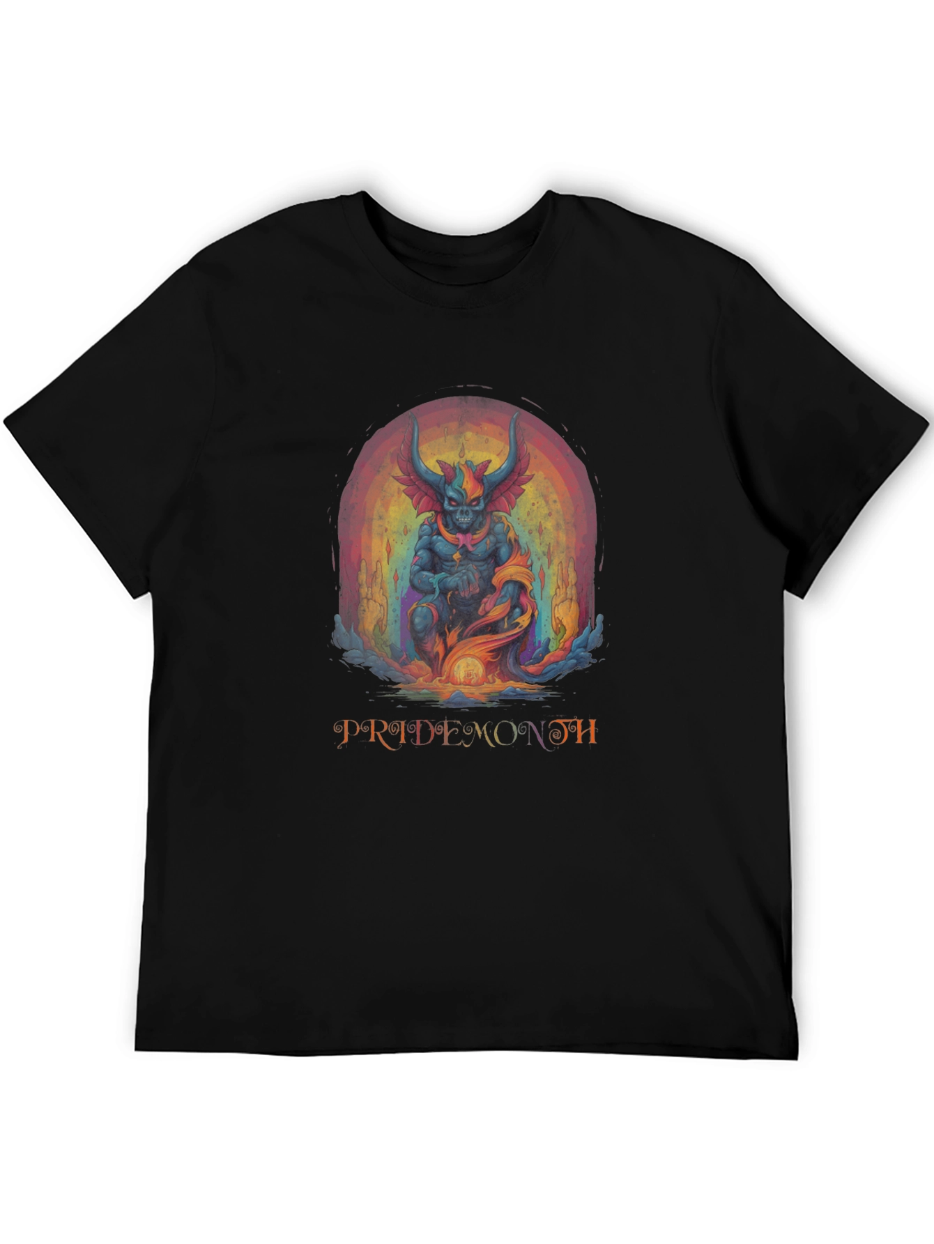 Pride Demon Graphic T-Shirt - Unleash Your Inner Rebel