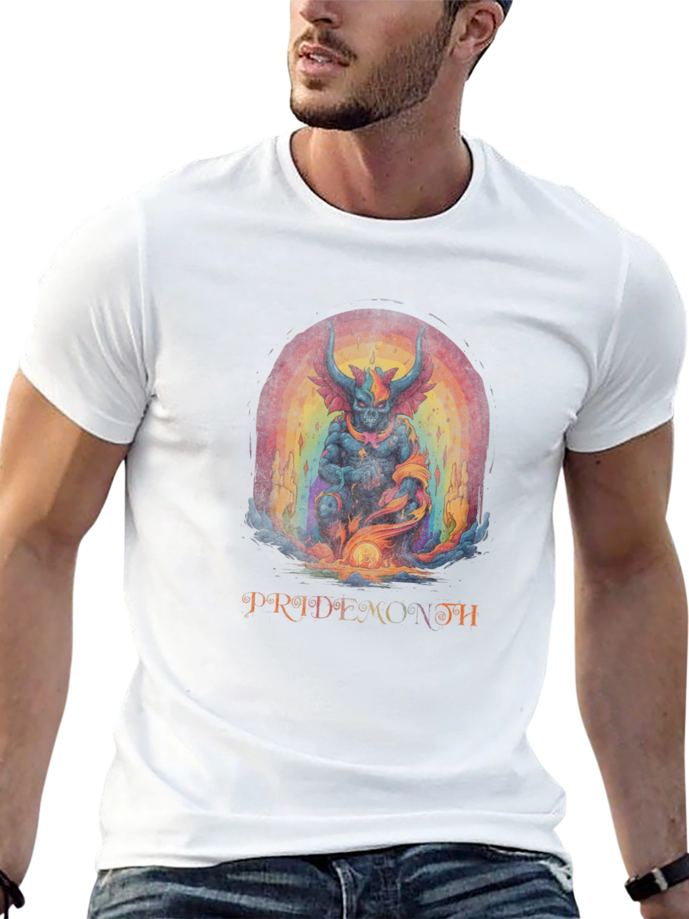 Pride Demon Graphic T-Shirt - Unleash Your Inner Rebel