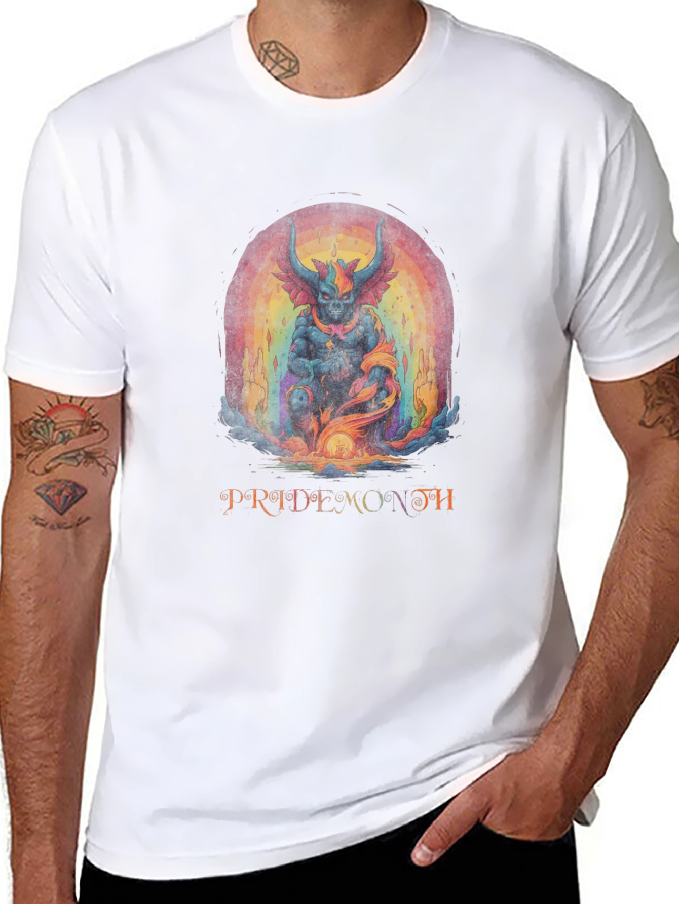 Pride Demon Graphic T-Shirt - Unleash Your Inner Rebel